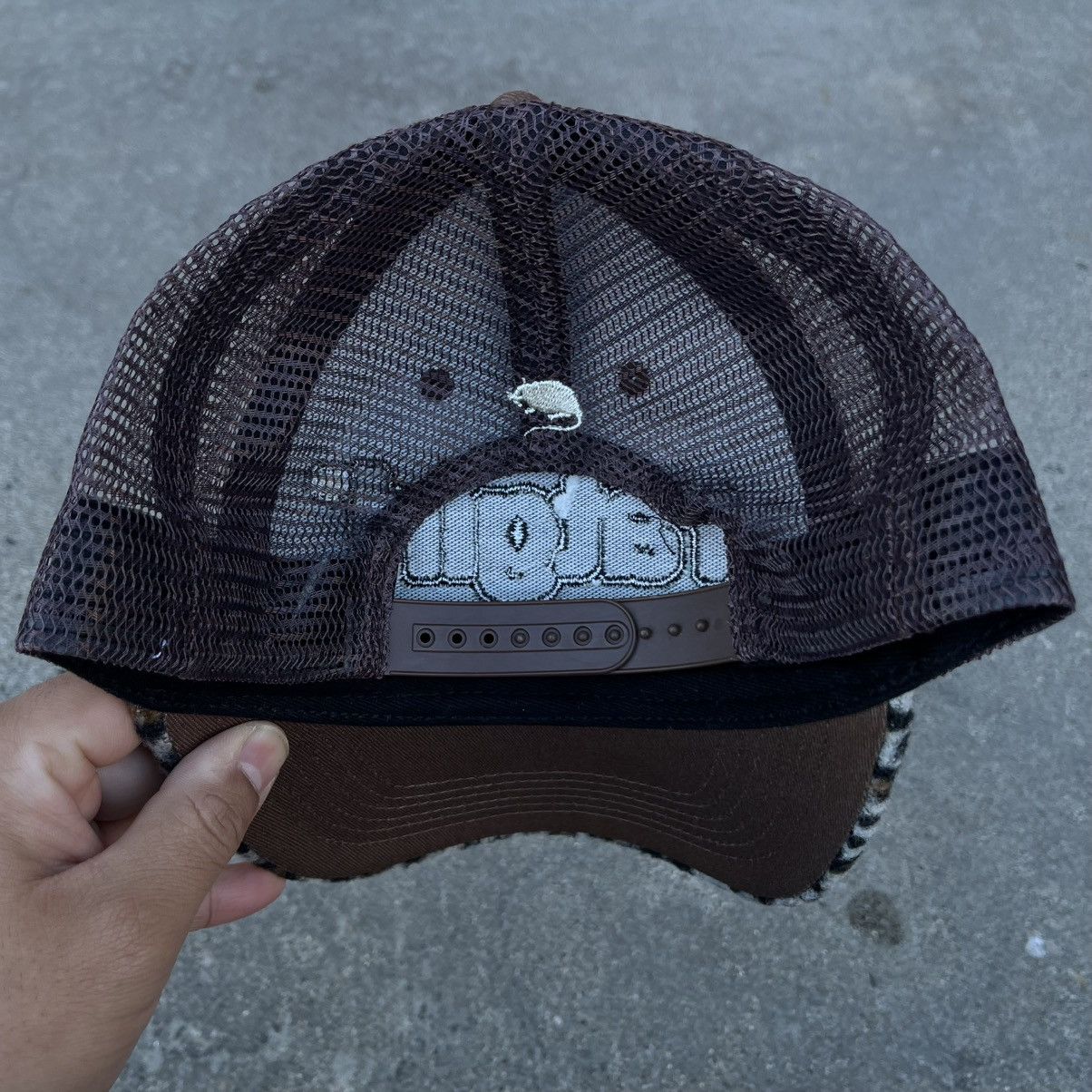Stray Rats 2025’ Stray Rats Ratgirl Leopard Trucker Hat Size ONE SIZE - 4 Thumbnail
