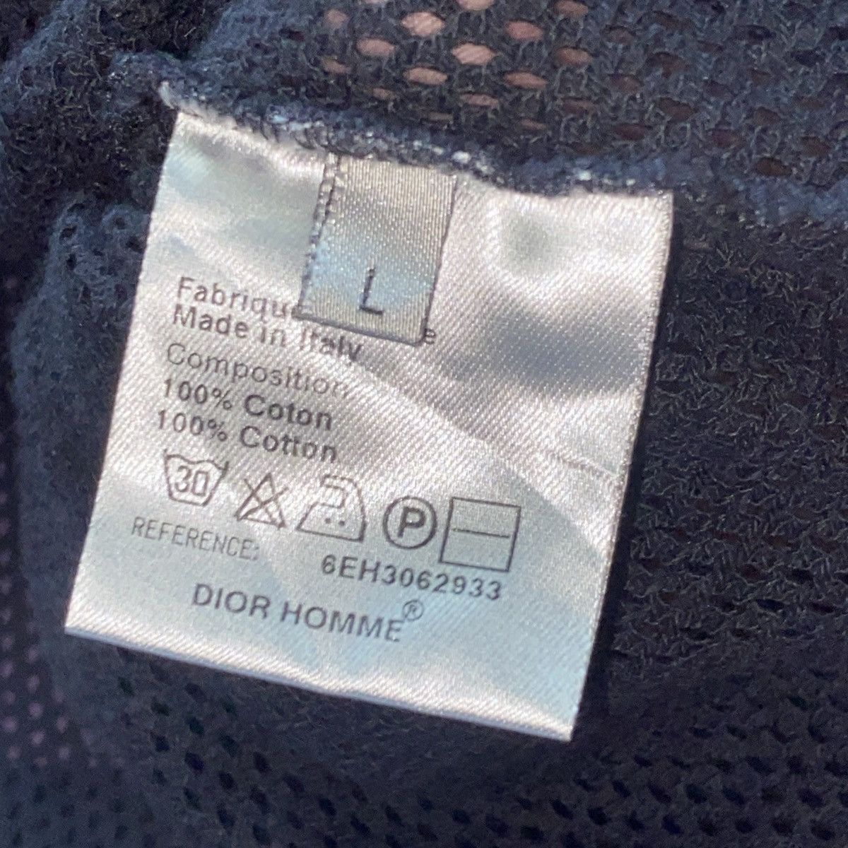 Dior Dior Homme Hedi Slimane Mesh Black Shirt Size US S / EU 44-46 / 1 - 4 Thumbnail