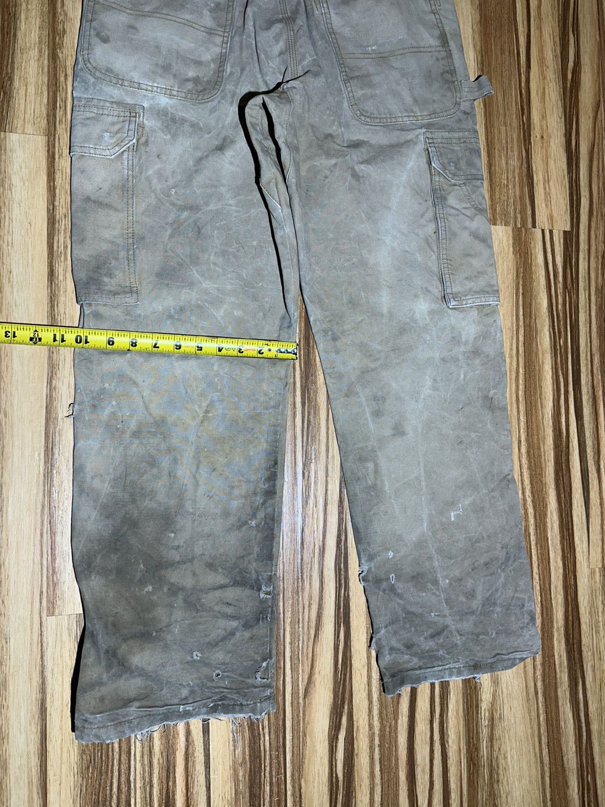 Wrangler Wrangler Tan Work Cargo Pants Size US 33 - 7 Thumbnail