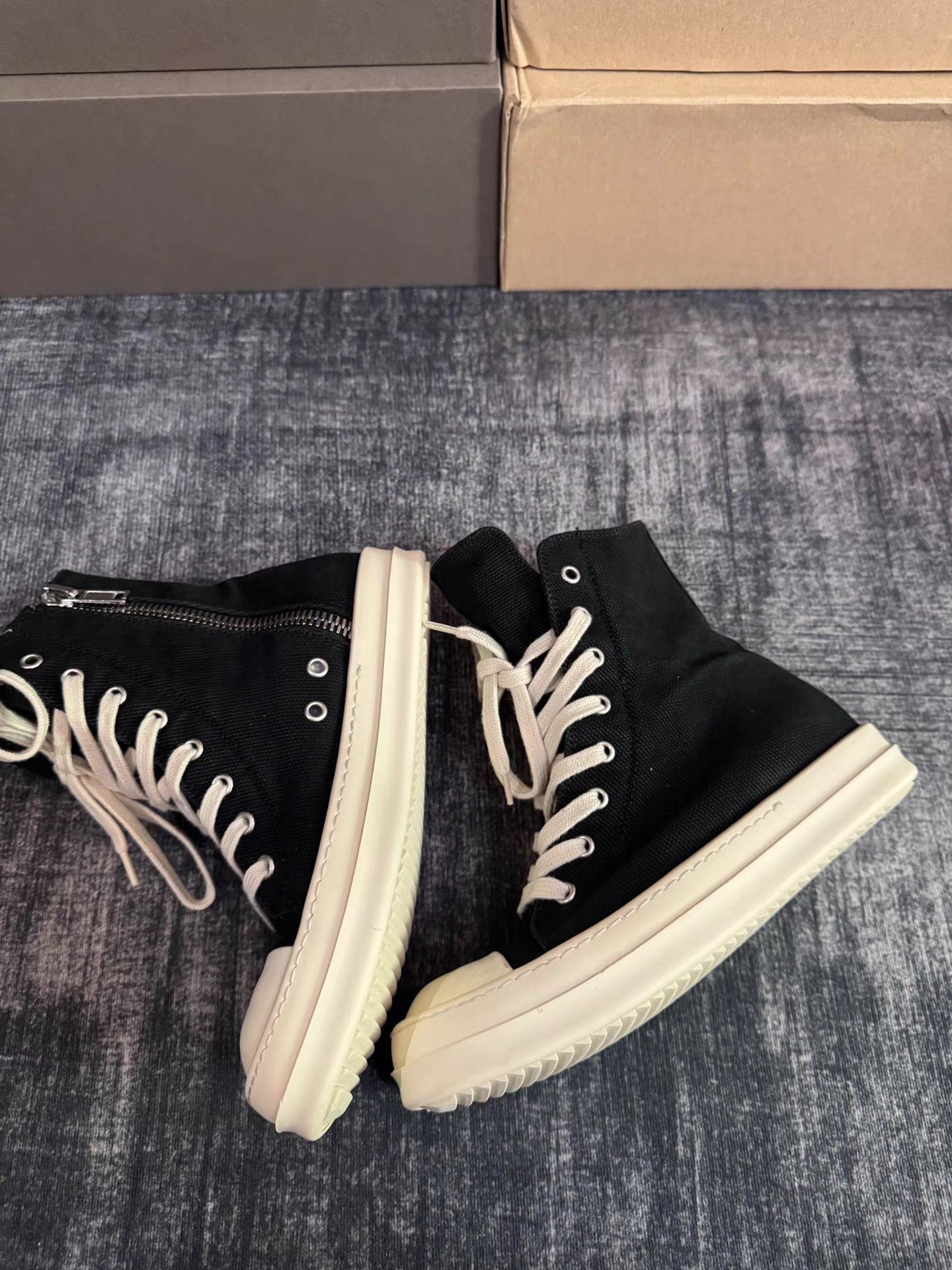 Rick Owens Rick Owens DRKSHDW Satin High Top Size US 6 / IT 36 - 6 Thumbnail