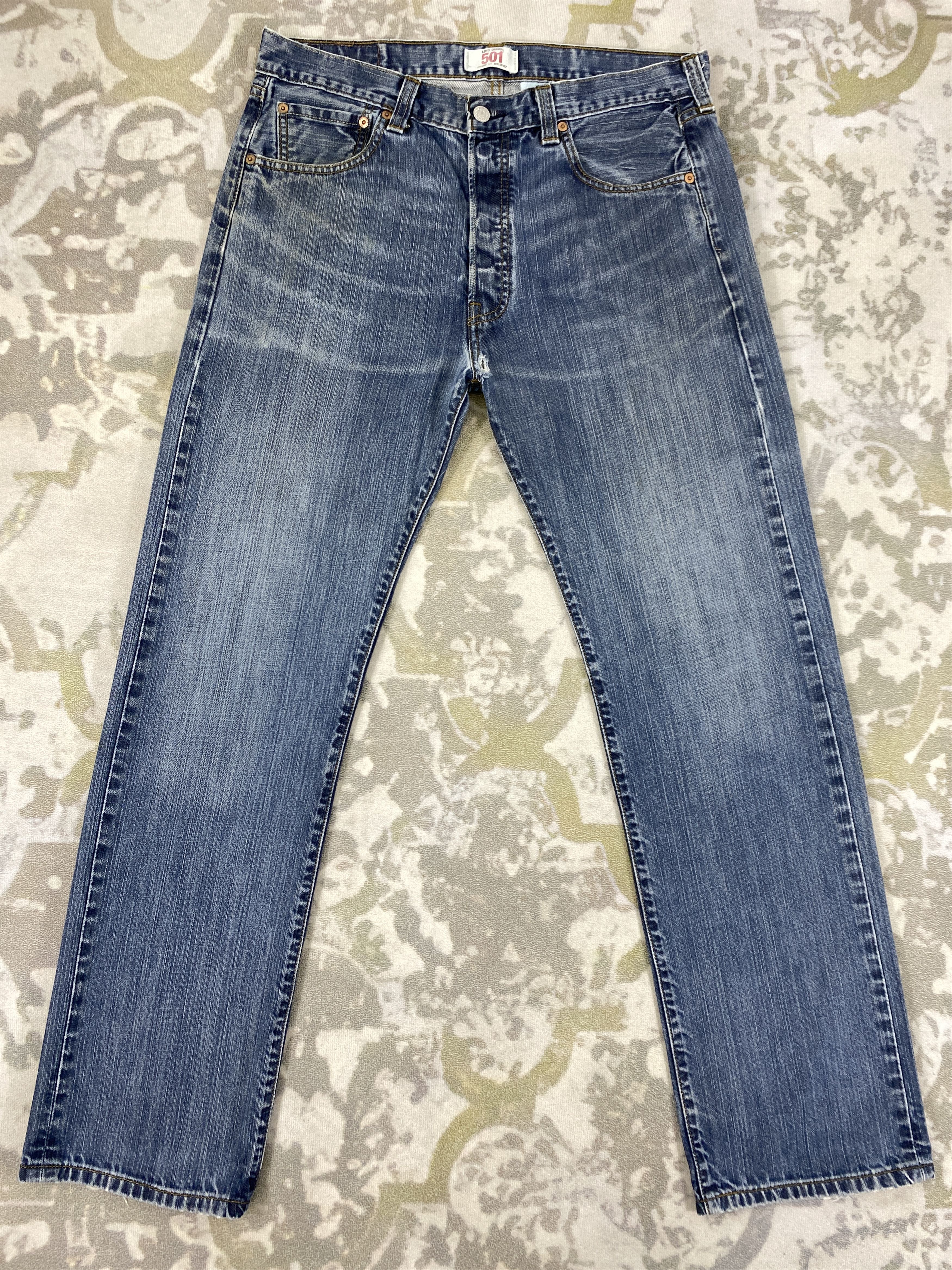 Dark Blue Vintage Levi's 501 Jeans 34x31.5 Denim -JN1602