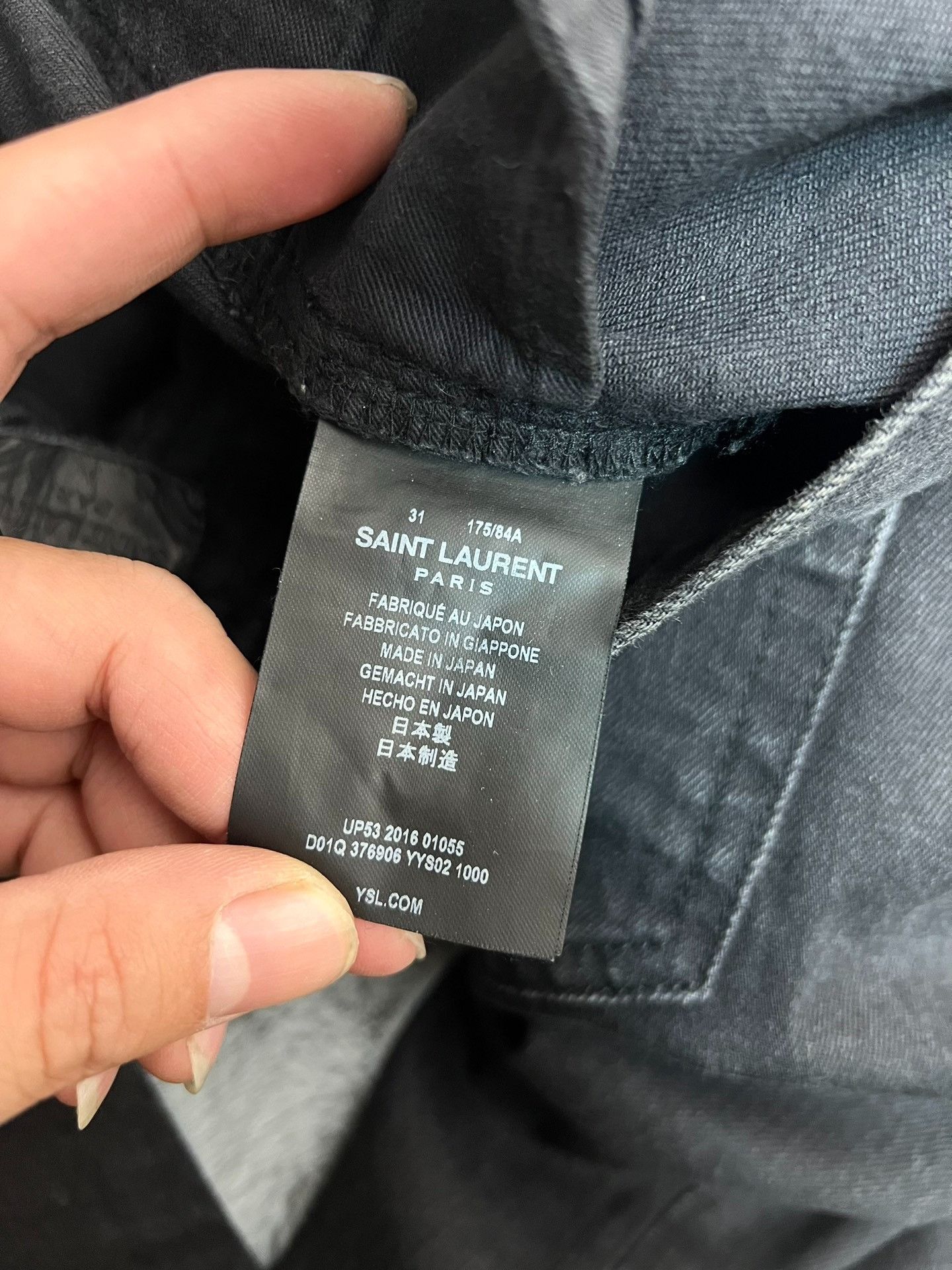 Saint Laurent Paris Saint laurent Black Basic Jeans 2501-Nextarrow Size US 31 - 4 Thumbnail