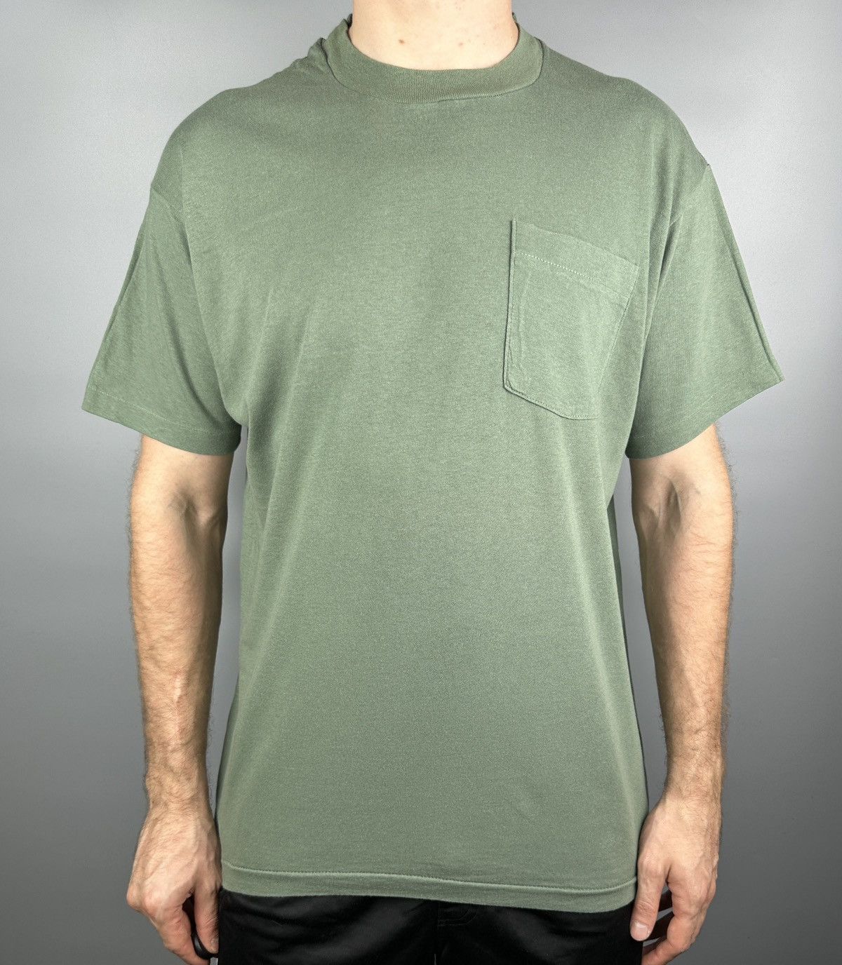 Vintage 90s Fruit Of The Loom FOTL Single Stitch Blank T Shirt 80s Size US XL / EU 56 / 4 - 8 Thumbnail