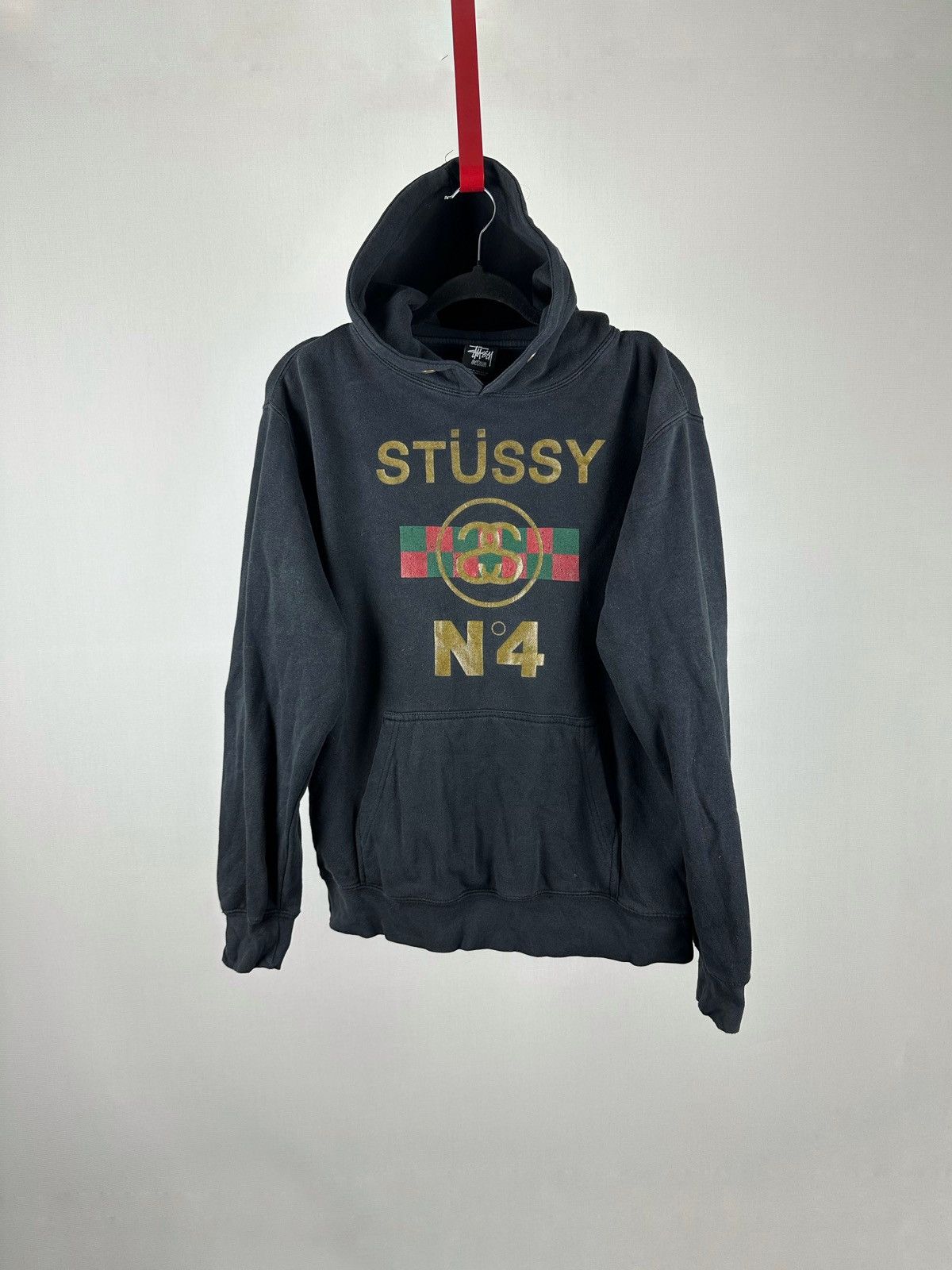 Stussy Vintage Stussy N4 Logo Pullover Hoodie Mens Size M Size US M / EU 48-50 / 2 - 4 Thumbnail