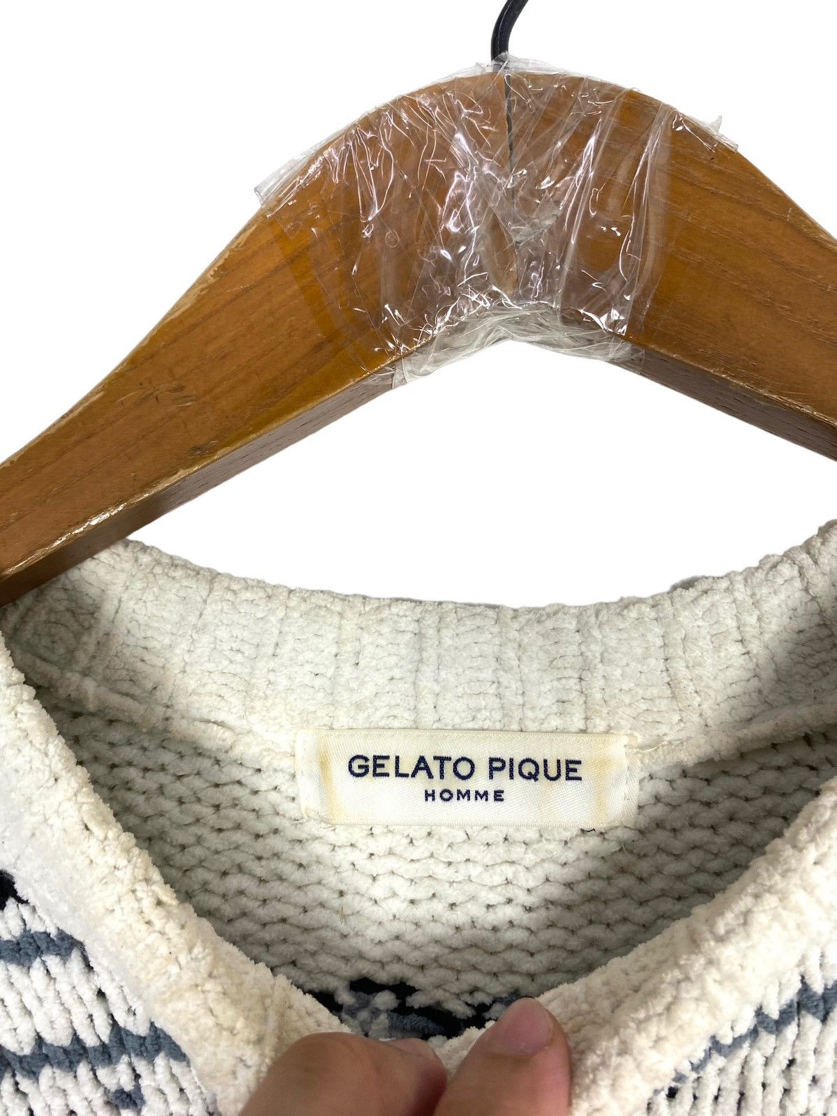 Japanese Brand Rare‼️ Gelato Pique Homme Knitwear Size US M / EU 48-50 / 2 - 4 Thumbnail