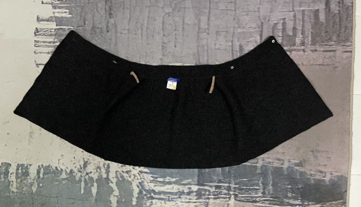 Burberry × Japanese Brand × Vintage 90s BURBERRYS BLUE LABEL WOOL MINI SKIRT Size 22" - 8 Thumbnail