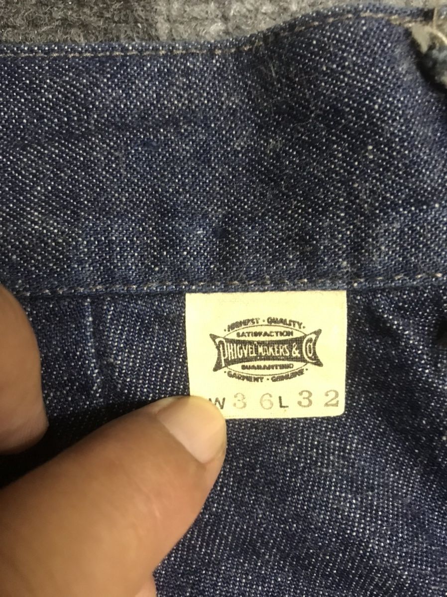 Japanese Brand PHIGVEL MAKERS MFG Navy Military Denim Size US 36 / EU 52 - 16 Thumbnail