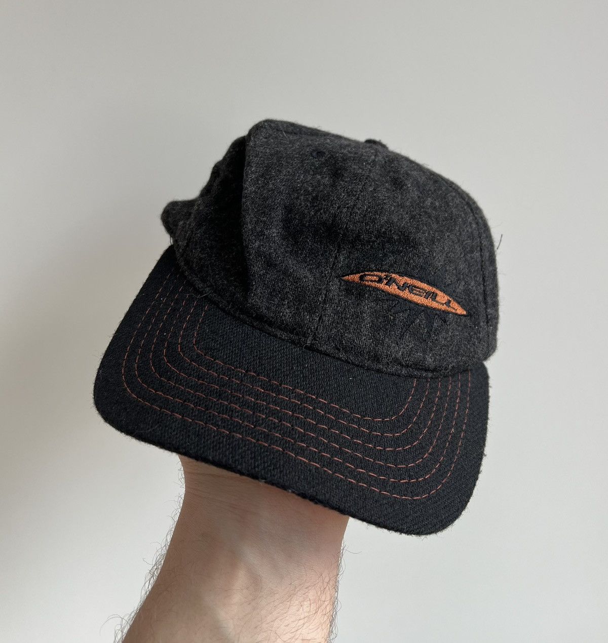 O'Neill × Vintage Vintage Oneill Gray Wool Baseball Cap Surf Hat Size ONE SIZE - 2 Thumbnail