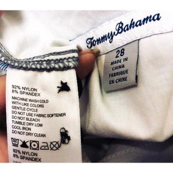 Tommy Bahama Tommy Bahama Mens Blue Checked Pockets Lightweight Long Golf Size US 28 / EU 44 - 8 Thumbnail