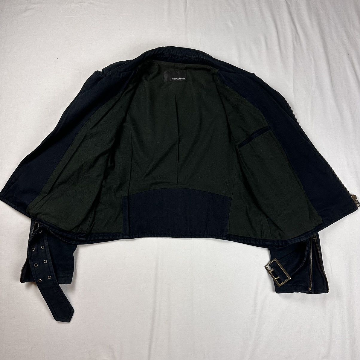Andrew Mackenzie Archive Andrew Mackenzie Side Zip Short Military Jacket Size US M / EU 48-50 / 2 - 5 Thumbnail