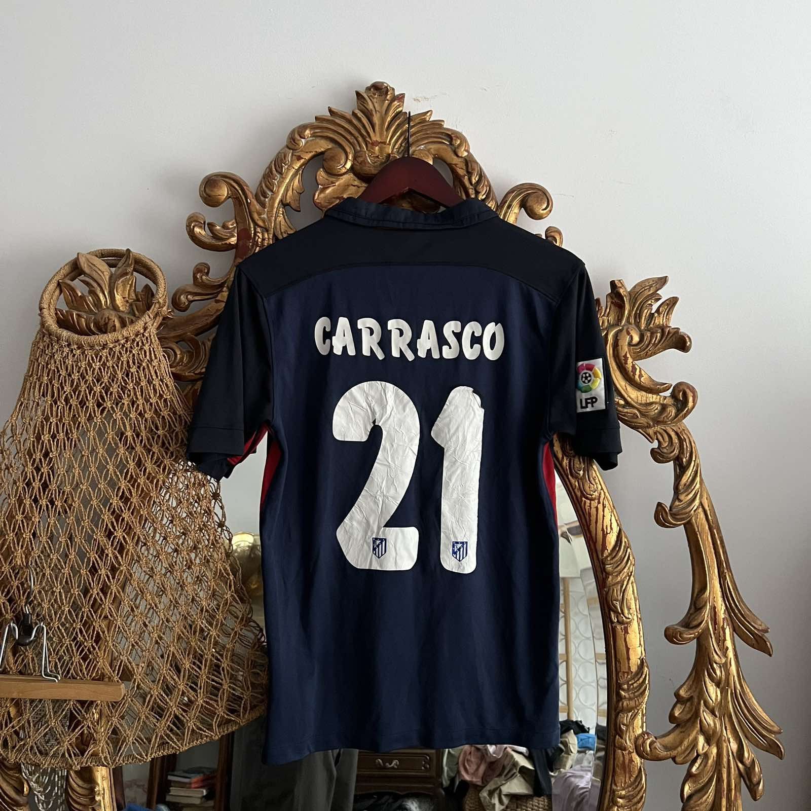 Nike Nike Atletico Madrid soccer jersey Home Carrasco #10 Sz S Size US S / EU 44-46 / 1 - 1 Thumbnail