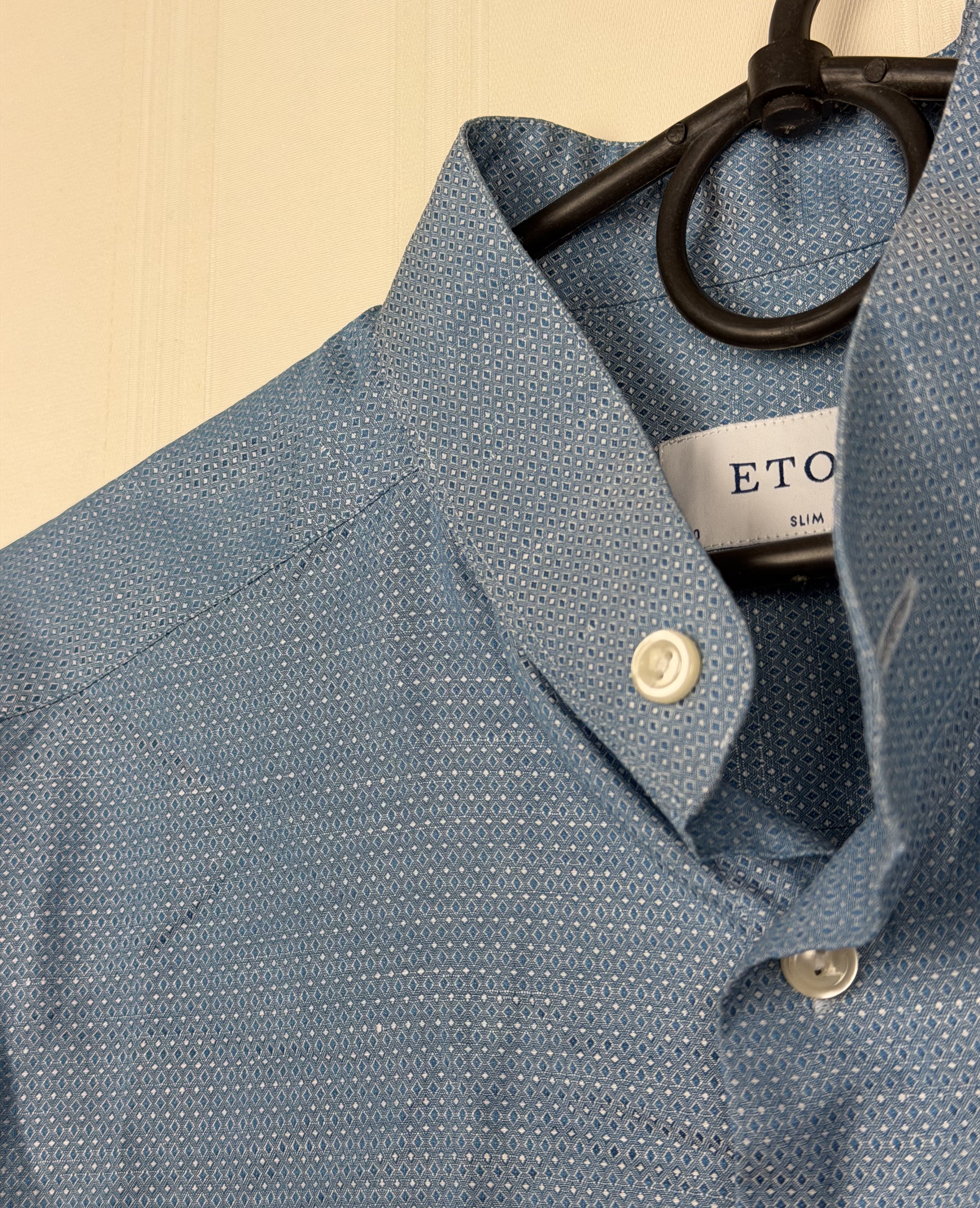 Eton Eton Slim Fit Dress Shirt Size 40 Size US M / EU 48-50 / 2 - 4 Thumbnail
