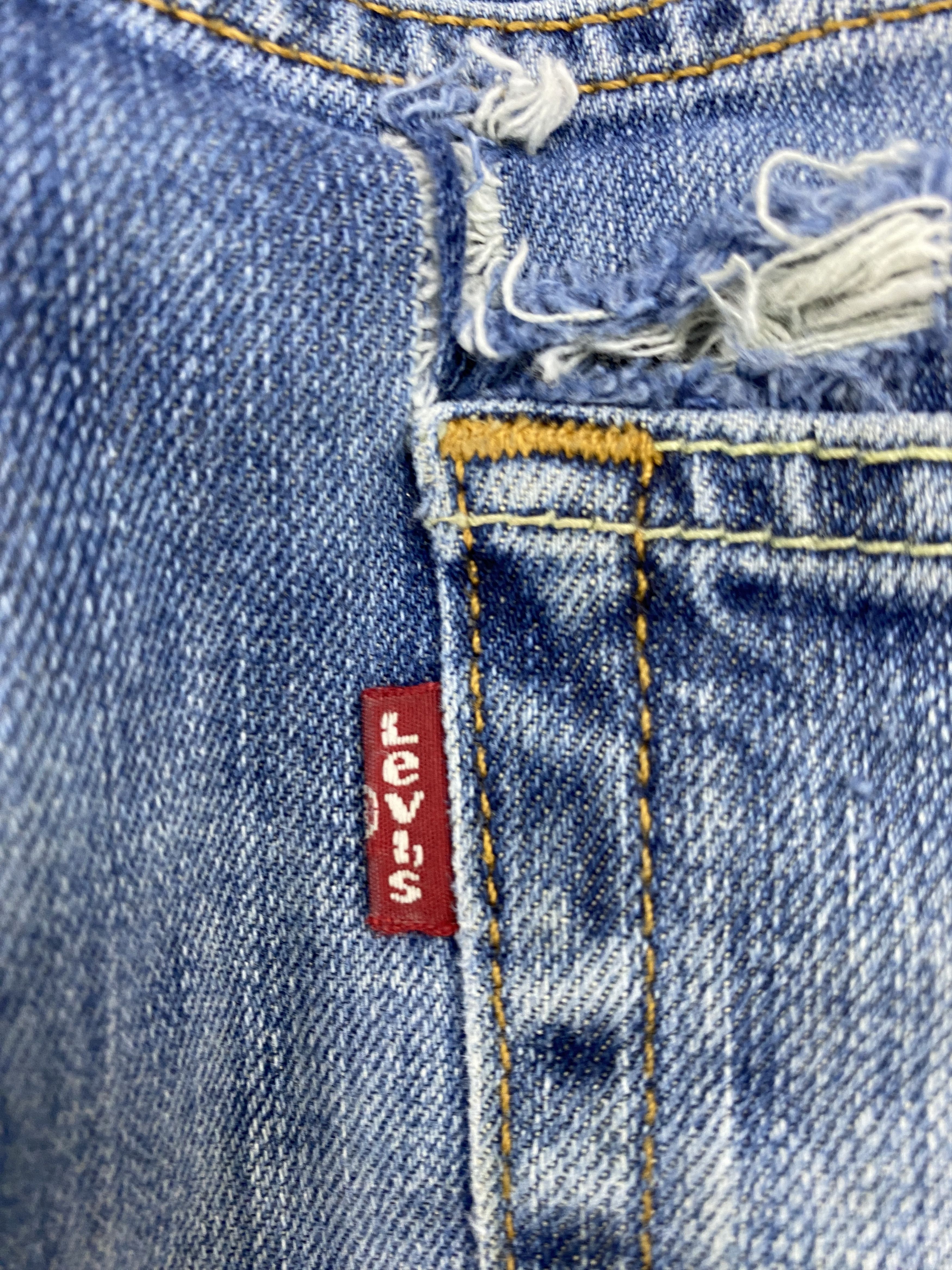 Levi's × Vintage Vintage Levis 513 Stone Washed Jeans Size US 36 / EU 52 - 6 Thumbnail