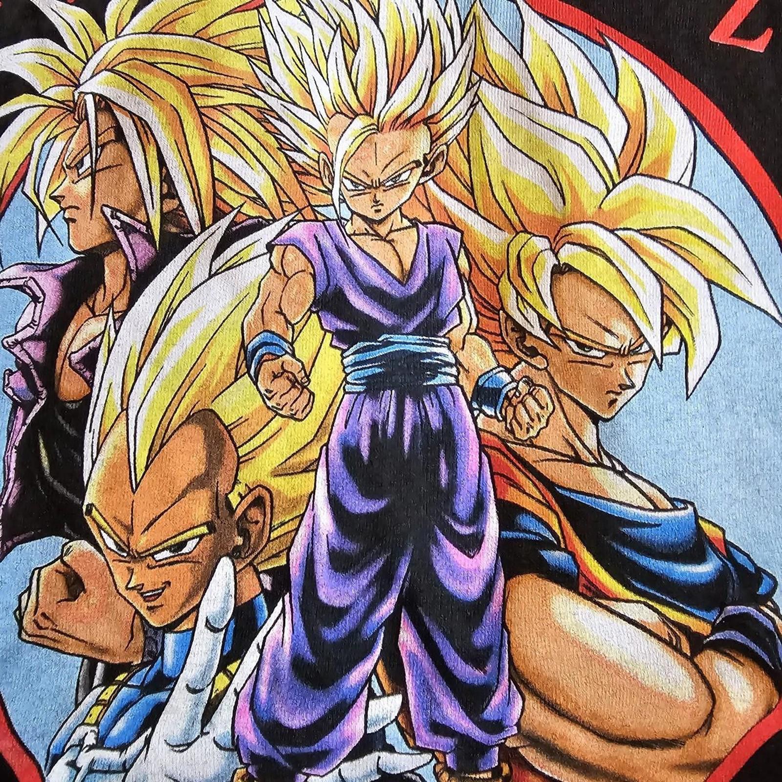 Designer Dragonballz Black and Multicolored T-shirt Size US L / EU 52-54 / 3 - 4 Thumbnail