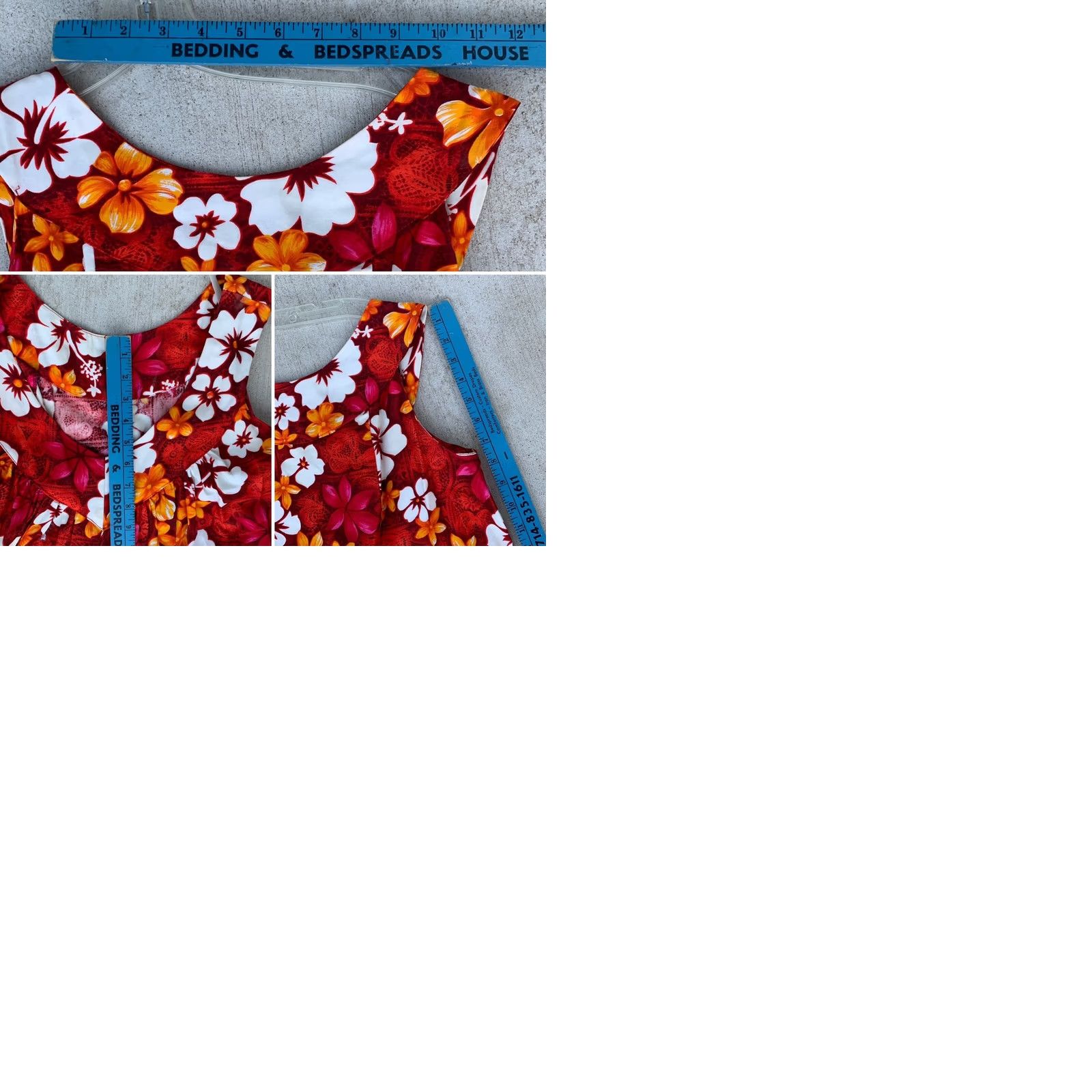 ALOHAS VINTAGE Aloha Loni Fashions Hawaiian Dress Maxi Tiki Aloha Hawaii Size M Cotton Size M / US 6-8 / IT 42-44 - 12 Thumbnail