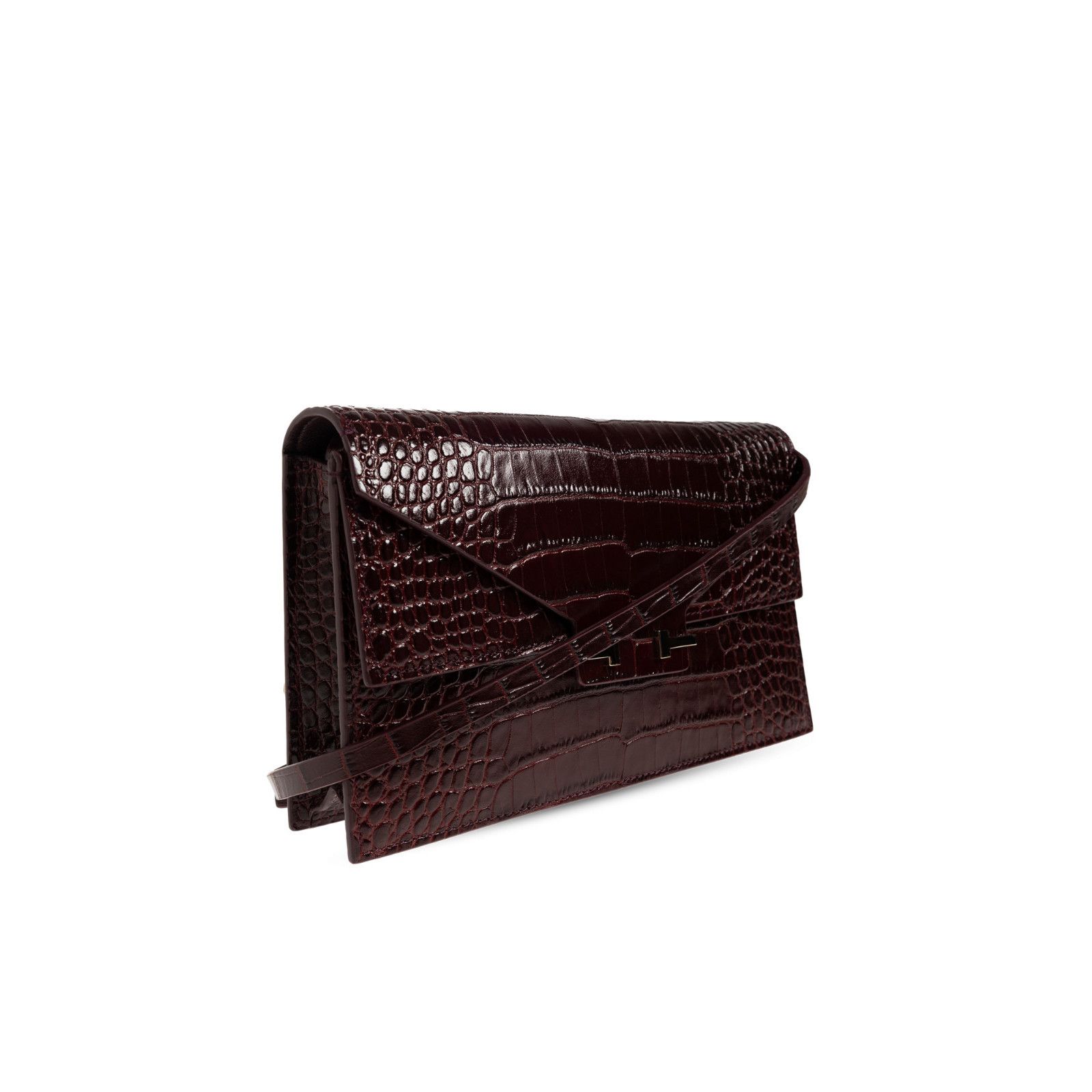 Tom Ford TOM FORD Aube Mini Burgundy Shoulder Bag New & Authentic Size ONE SIZE - 3 Thumbnail