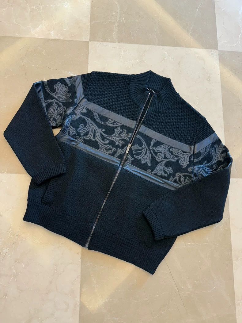 Versace Versace Men's Zip-Up Sweater Jacket - dmc Size US XL / EU 56 / 4 - 1 Thumbnail