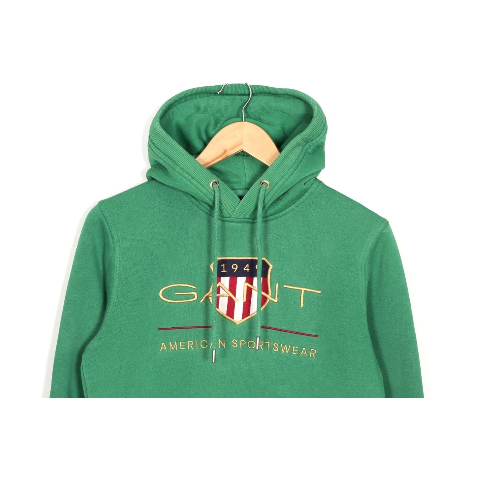 Gant GANT Archive Shield Hoodie Sweatshirt Men S VR4040, Green, Pullover, Hooded, Regular, Cotton Polyester, Logo, Designer Modern, Size S, Men, Hoodie Size US S / EU 44-46 / 1 - 2 Thumbnail