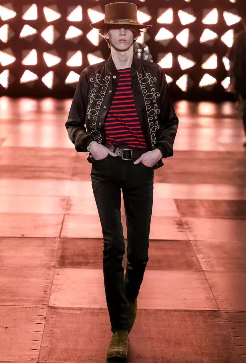 Saint Laurent Paris saint Laurent paris15SS Gold Thread Court Silk Jacket 2503 Size US S / EU 44-46 / 1 - 6 Thumbnail
