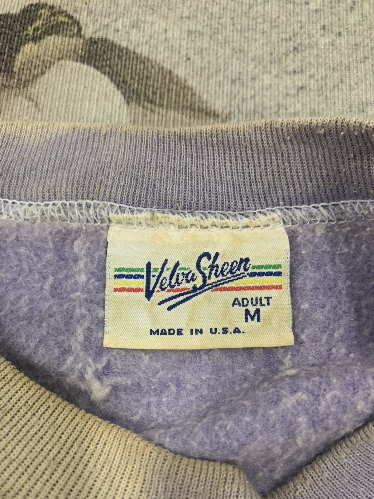 Mickey Mouse × Velva Sheen × Vintage Vintage Mickey Mouse Sweatshirt by Velva Sheen Made in Usa Size US M / EU 48-50 / 2 - 16 Thumbnail