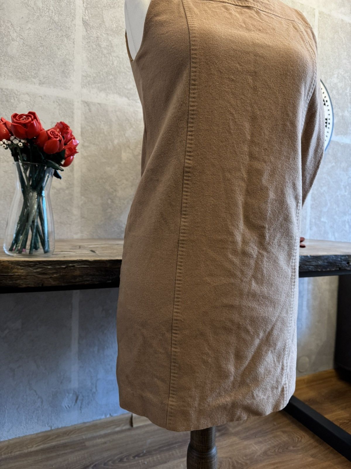 MAX MARA Beachwear Cotton-blend poplin halterneck mini dress  Max Mara weekend mini dress luxury designer old money 00s