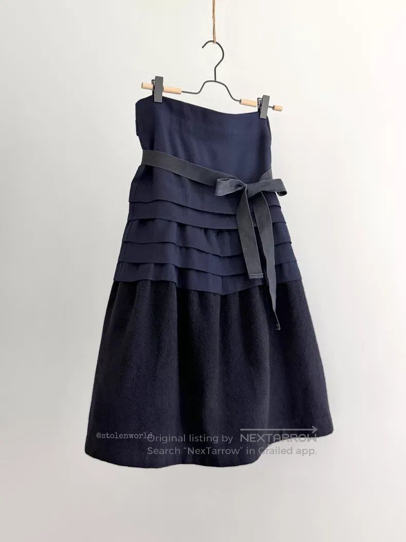 Comme des Garcons Comme Des Garcons size M Tie Wrap Layered Cake Skirt Size 22" - 2 Thumbnail