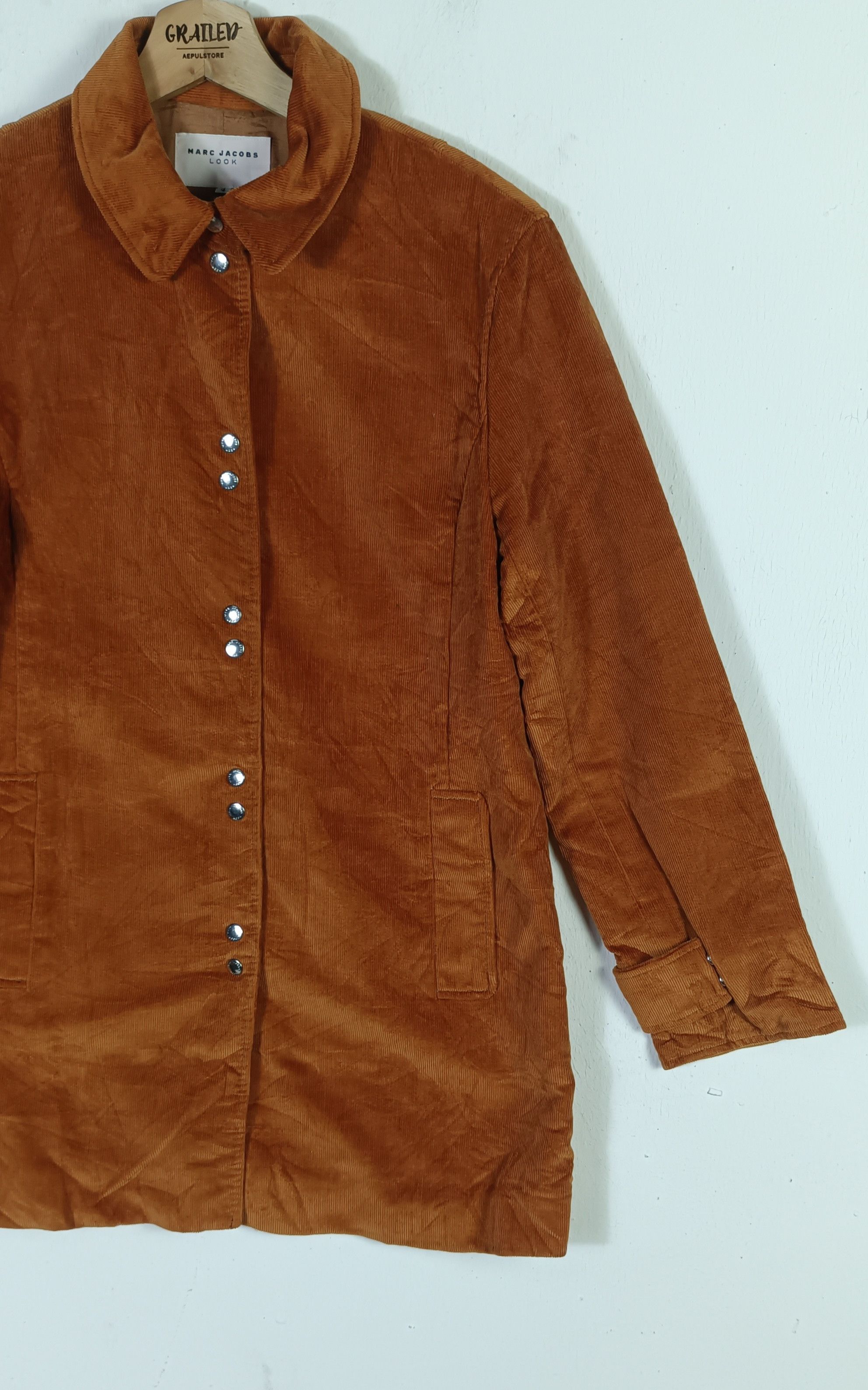 Marc Jacobs MARC JACOBS LOOK CORDUROY SNAP BUTTON JACKET Size US S / EU 44-46 / 1 - 5 Thumbnail