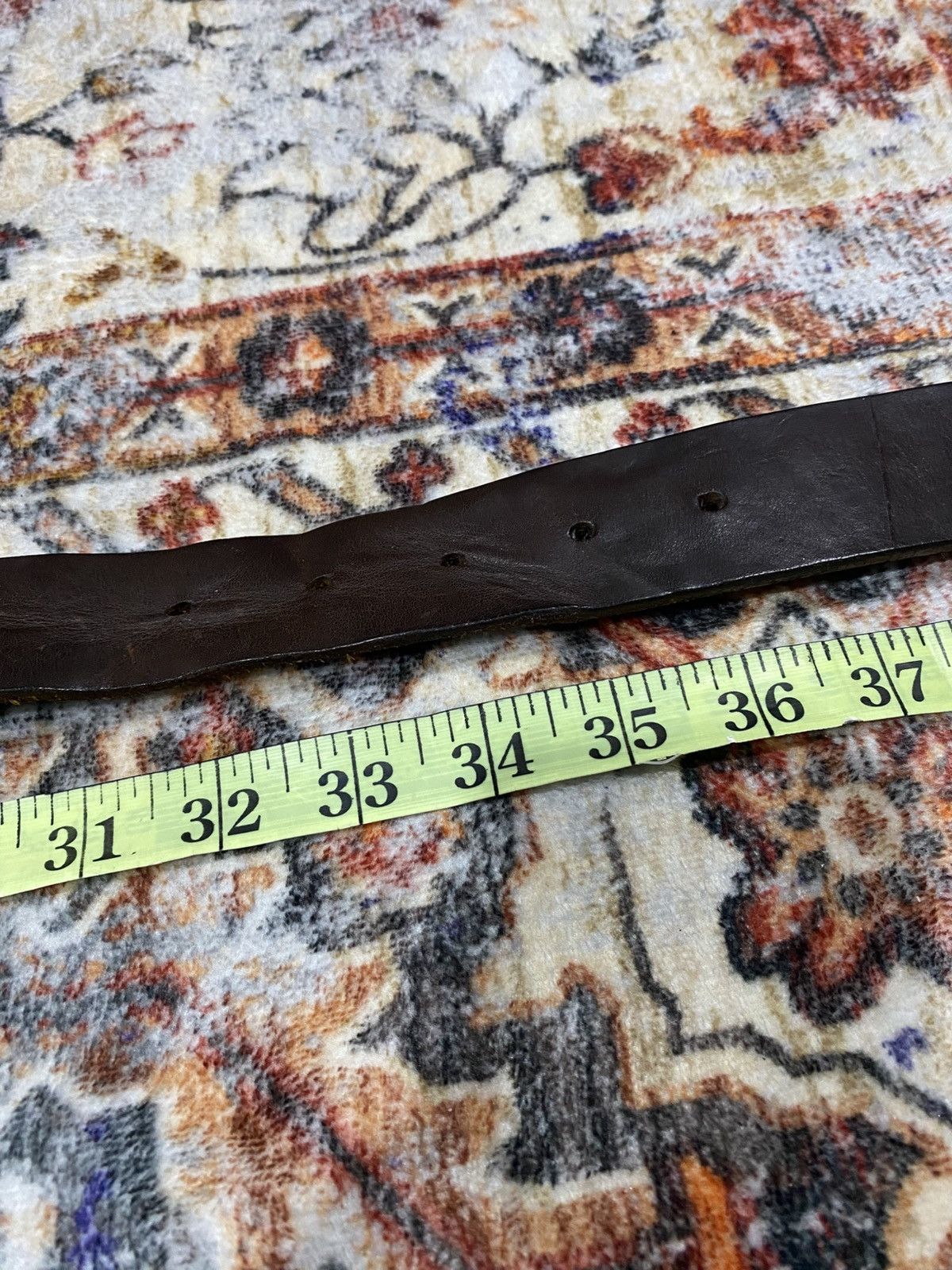 Dolce & Gabbana Dolce & Gabbana Leather Belt Made Italy Size 36 - 8 Thumbnail