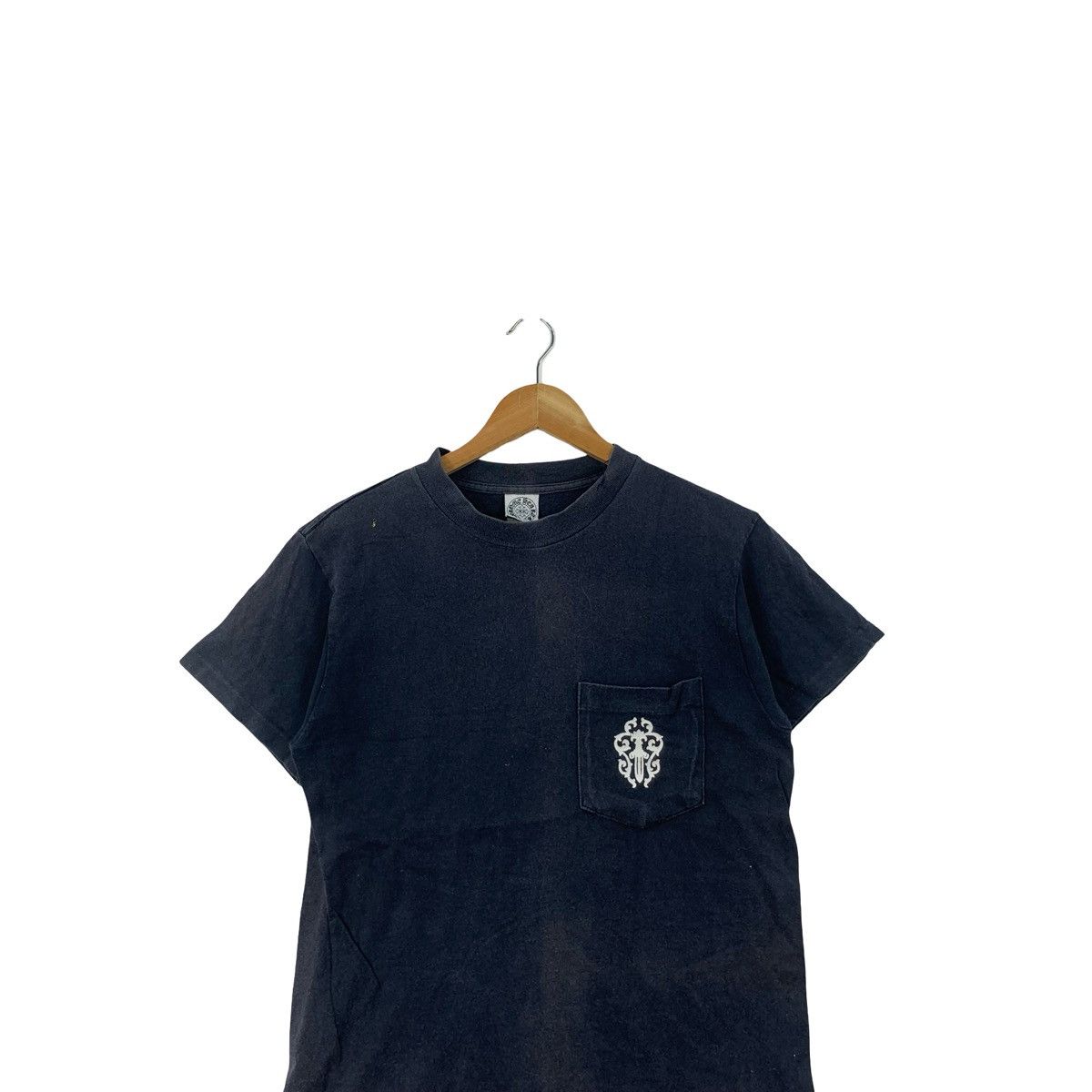 Chrome Hearts Vintage OG CHROME HEARTS Cross Swords Logo Tee Shirt Top Size S / US 4 / IT 40 - 2 Thumbnail