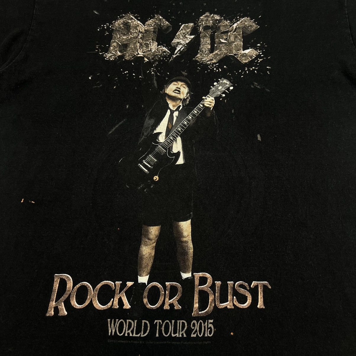 AC/DC Vintage Y2K AC/DC Rock Or Bust Band Rock Tour T-shirt Size US L / EU 52-54 / 3 - 6 Thumbnail