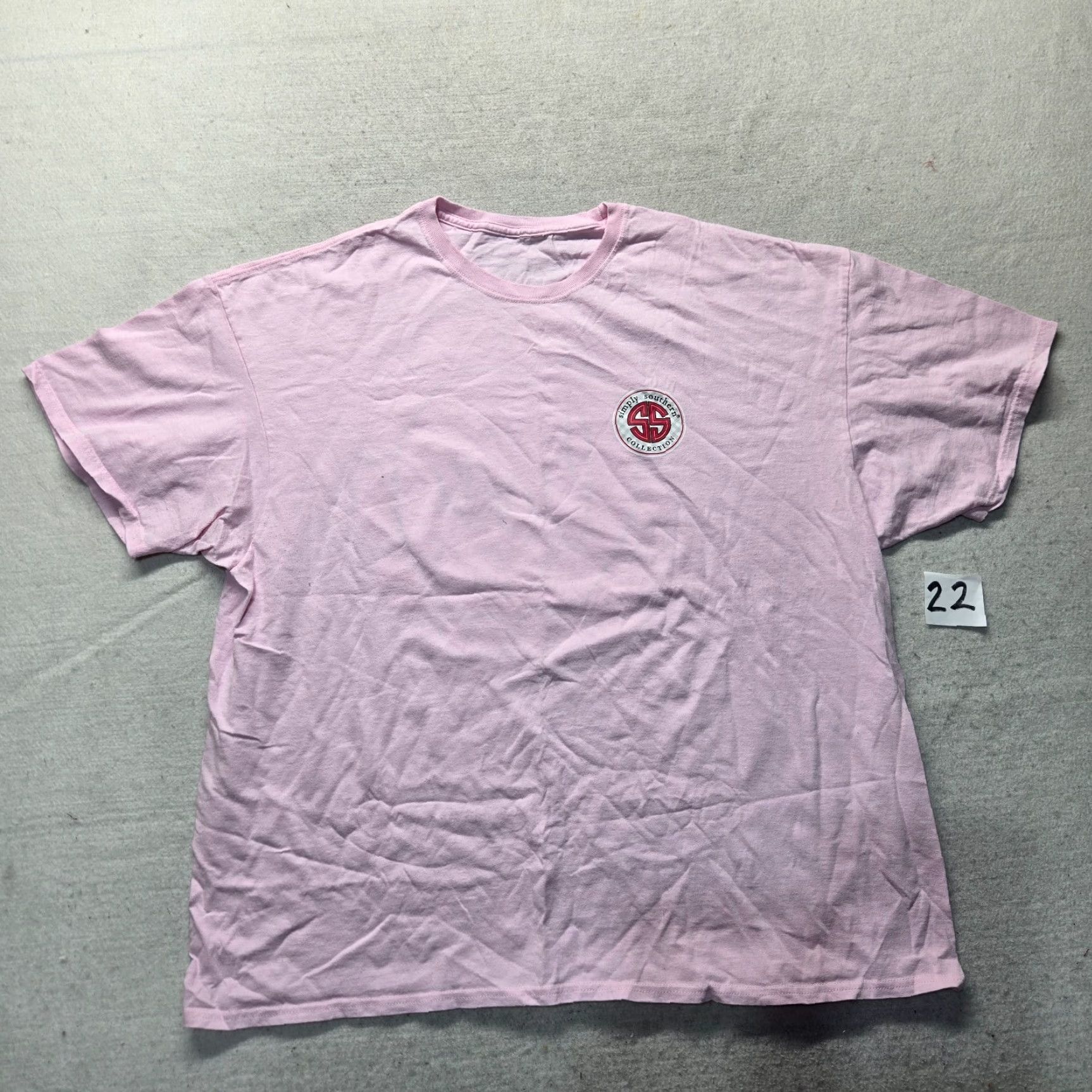 Vintage VINTAGE Simply Southern T-Shirt Long Sleeve Unisex Adults 2XL Pink Solid All Seasons Graphic Teacher Love School Size XXL / US 16-18 / IT 52-54 - 2 Thumbnail