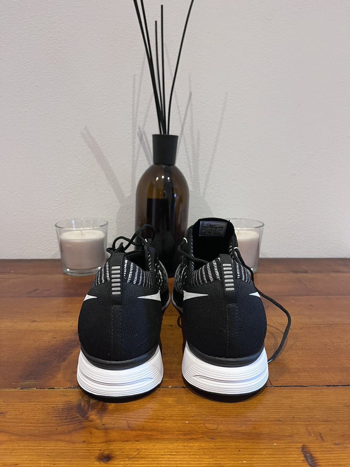 Nike DEADSTOCK Nike Flyknit Trainer black/white US 12.5 Size US 12.5 / EU 45-46 - 5 Thumbnail