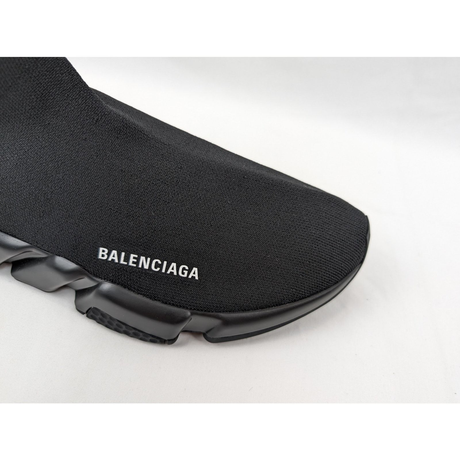 Balenciaga o1rshd1 New Rec.Knit Speed LT Sneakers in Black Size US 9 / EU 42 - 3 Thumbnail