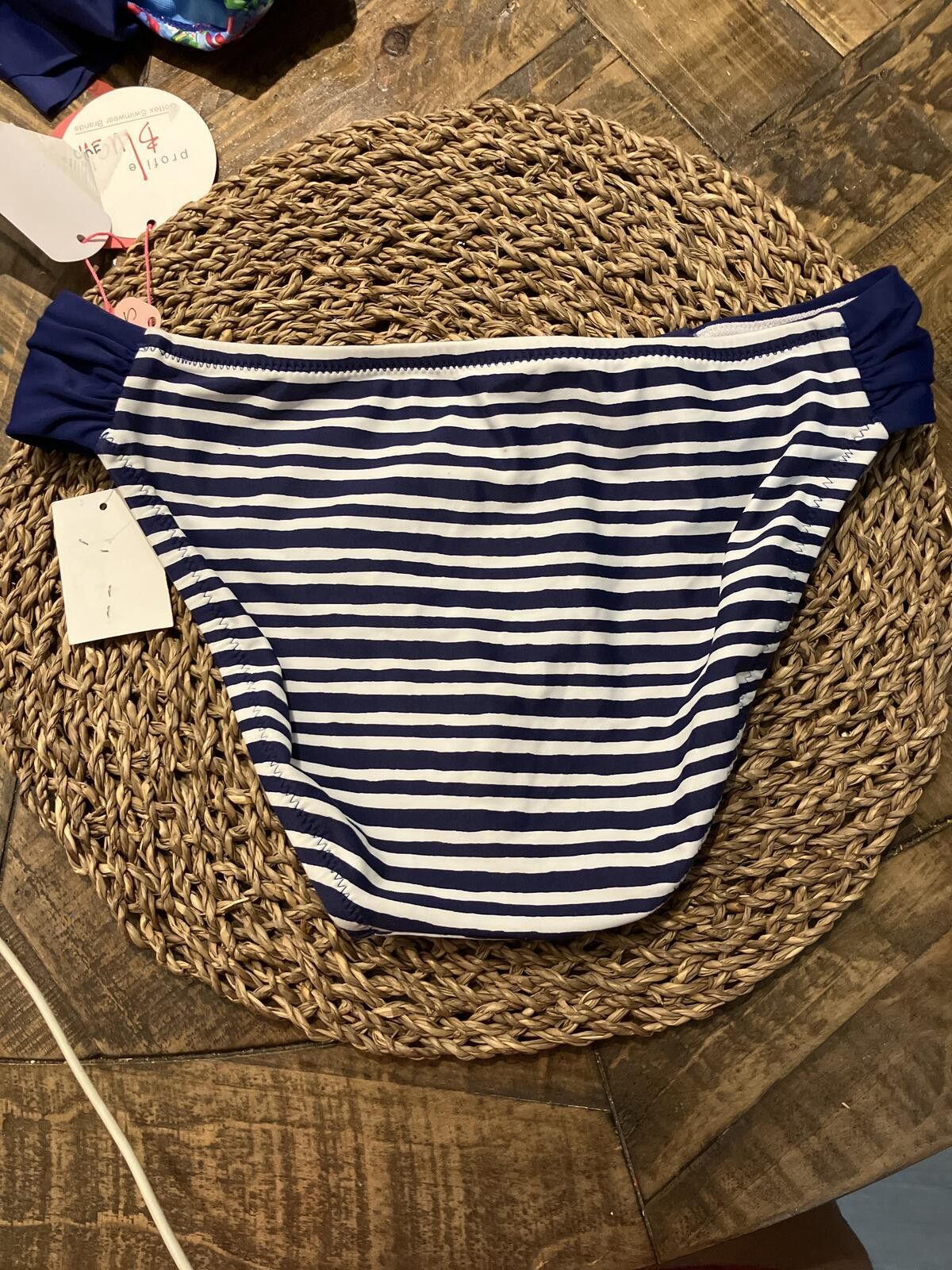 Other NWT Profile Blush Gottex Swimwear Striped Bikini Bottom Size ONE SIZE - 5 Thumbnail