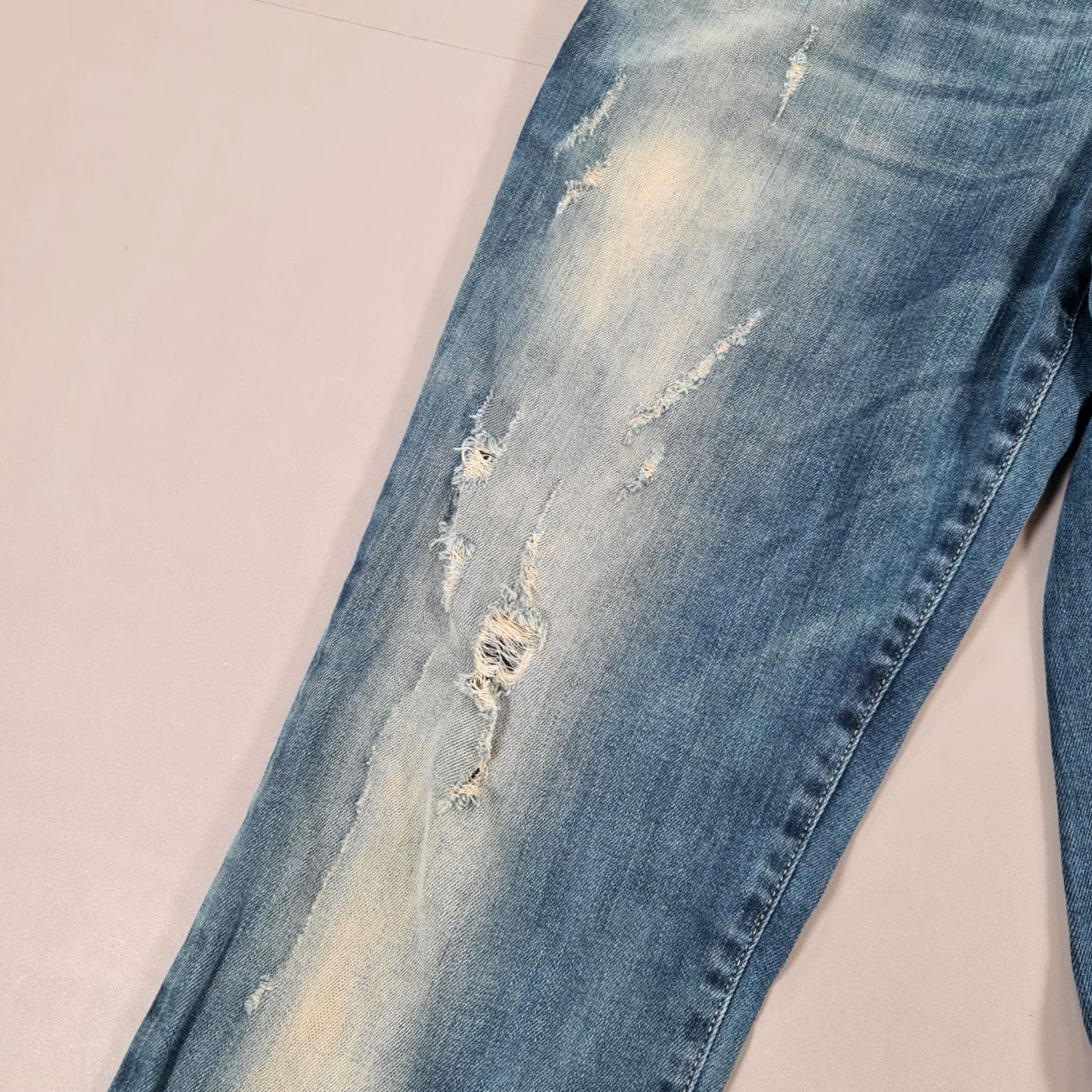 Diesel VINTAGE Diesel Womens Jeans Blue W31 L32 Grupee Super Slim Skinny Fit Low Rise 0826N Size 24" / US 00 / IT 34 - 7 Thumbnail