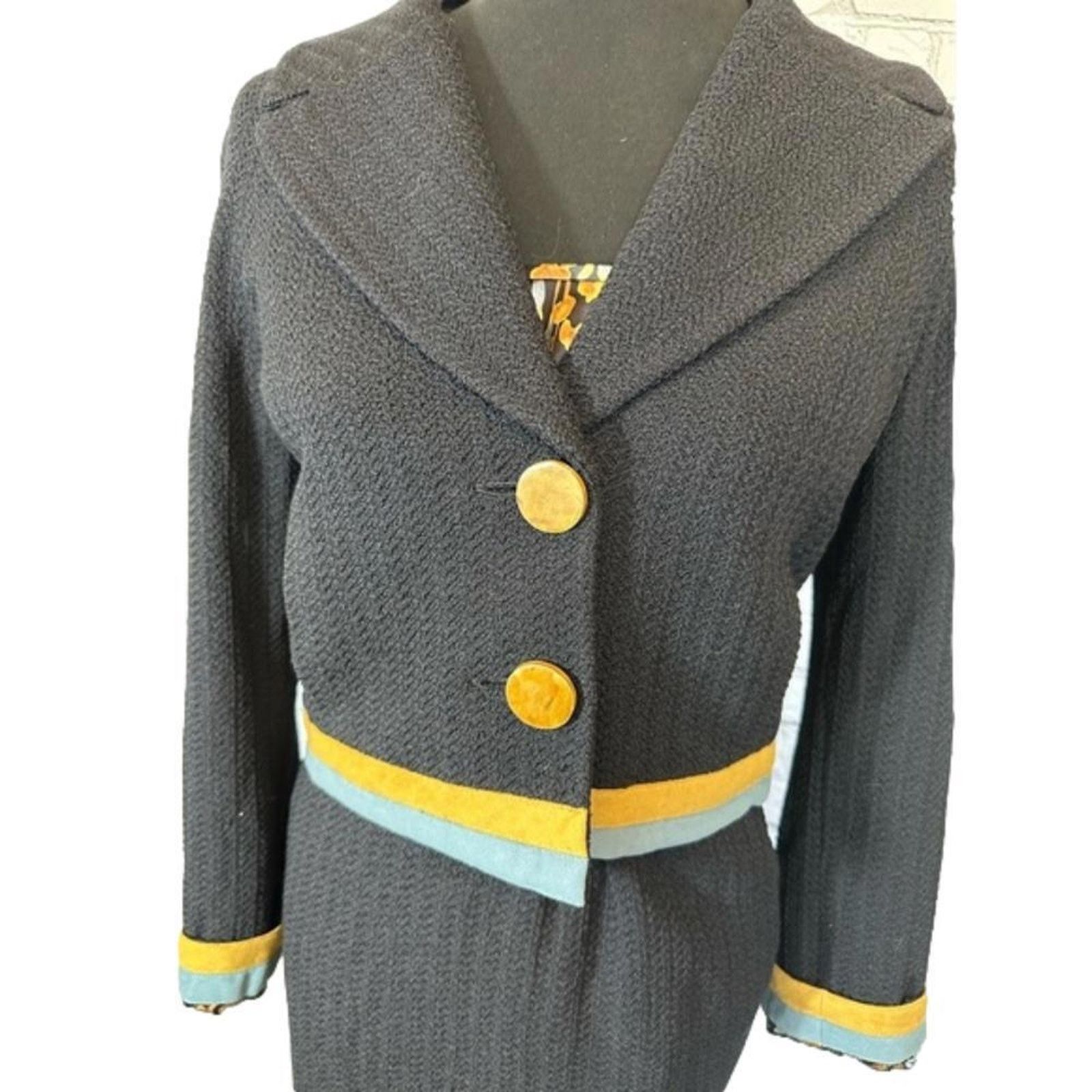 St. John St John Couture Women's Skirt Suit Set Size S / US 4 / IT 40 - 4 Thumbnail