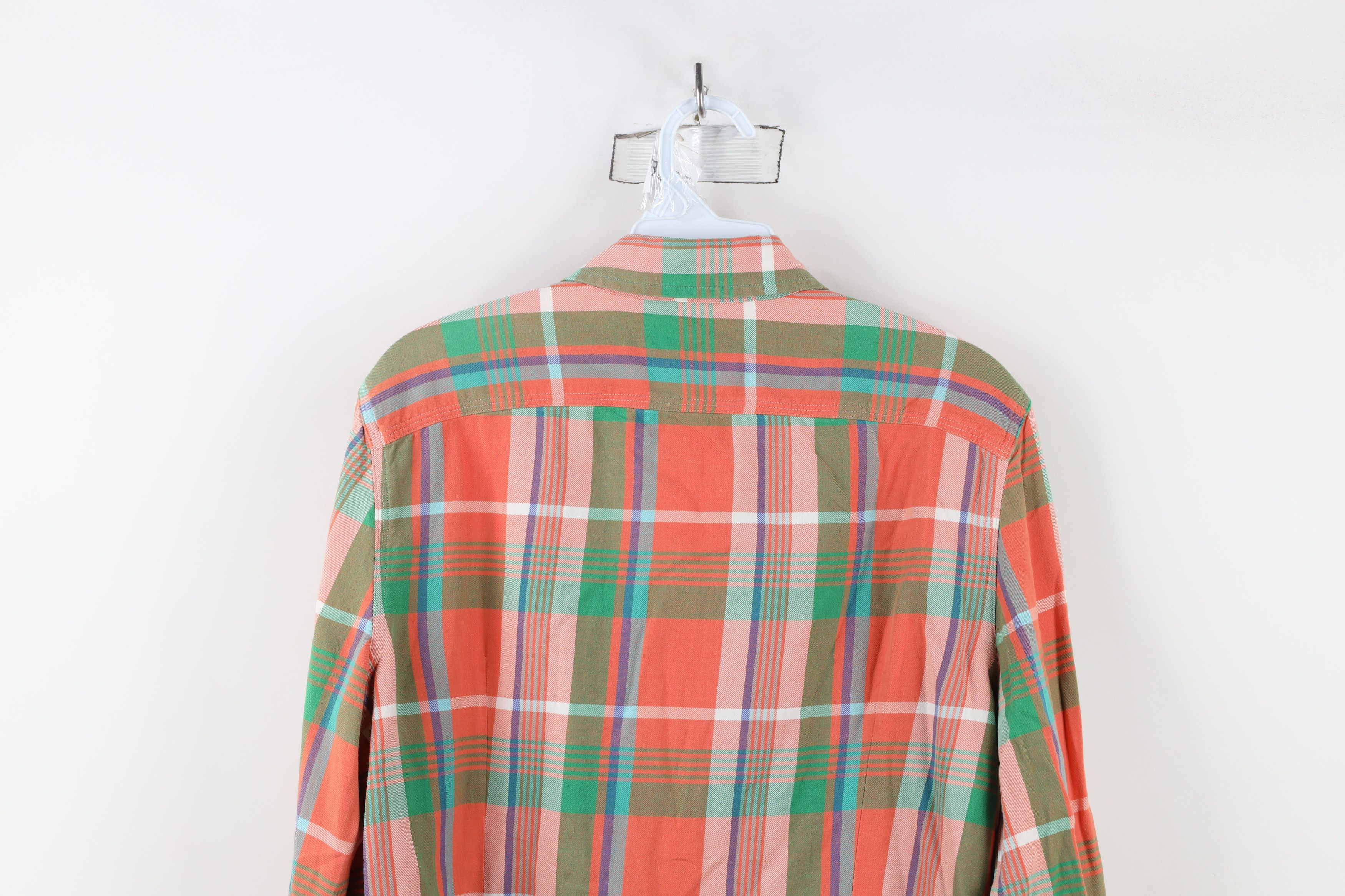 Ralph Lauren × Vintage Vintage Ralph Lauren Custom Flannel Collared Button Shirt Size US L / EU 52-54 / 3 - 6 Thumbnail