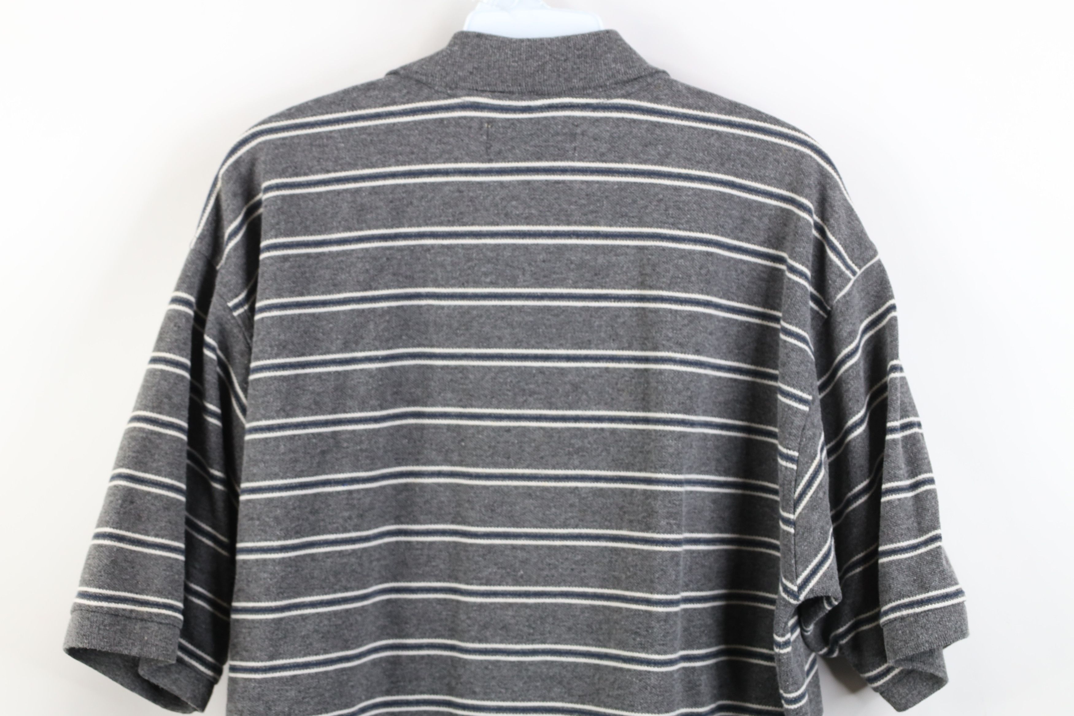 Vintage Vintage 90s Streetwear Block Cotton Knit Golf Polo Shirt Size US XL / EU 56 / 4 - 9 Thumbnail