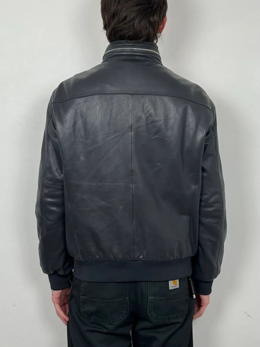 Emporio Armani SS2019 Emporio Armani Black Leather Minimalist Jacket Size US S / EU 44-46 / 1 - 3 Thumbnail