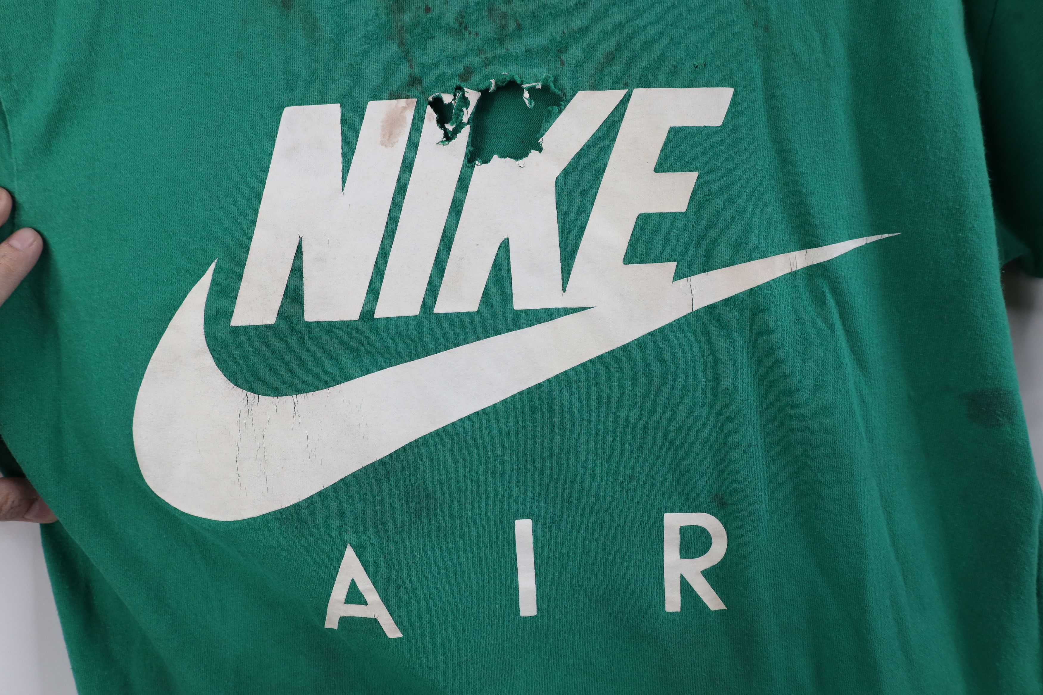 Nike Vintage 90s Nike Air Travis Scott Center Swoosh T-Shirt Size US M / EU 48-50 / 2 - 4 Thumbnail