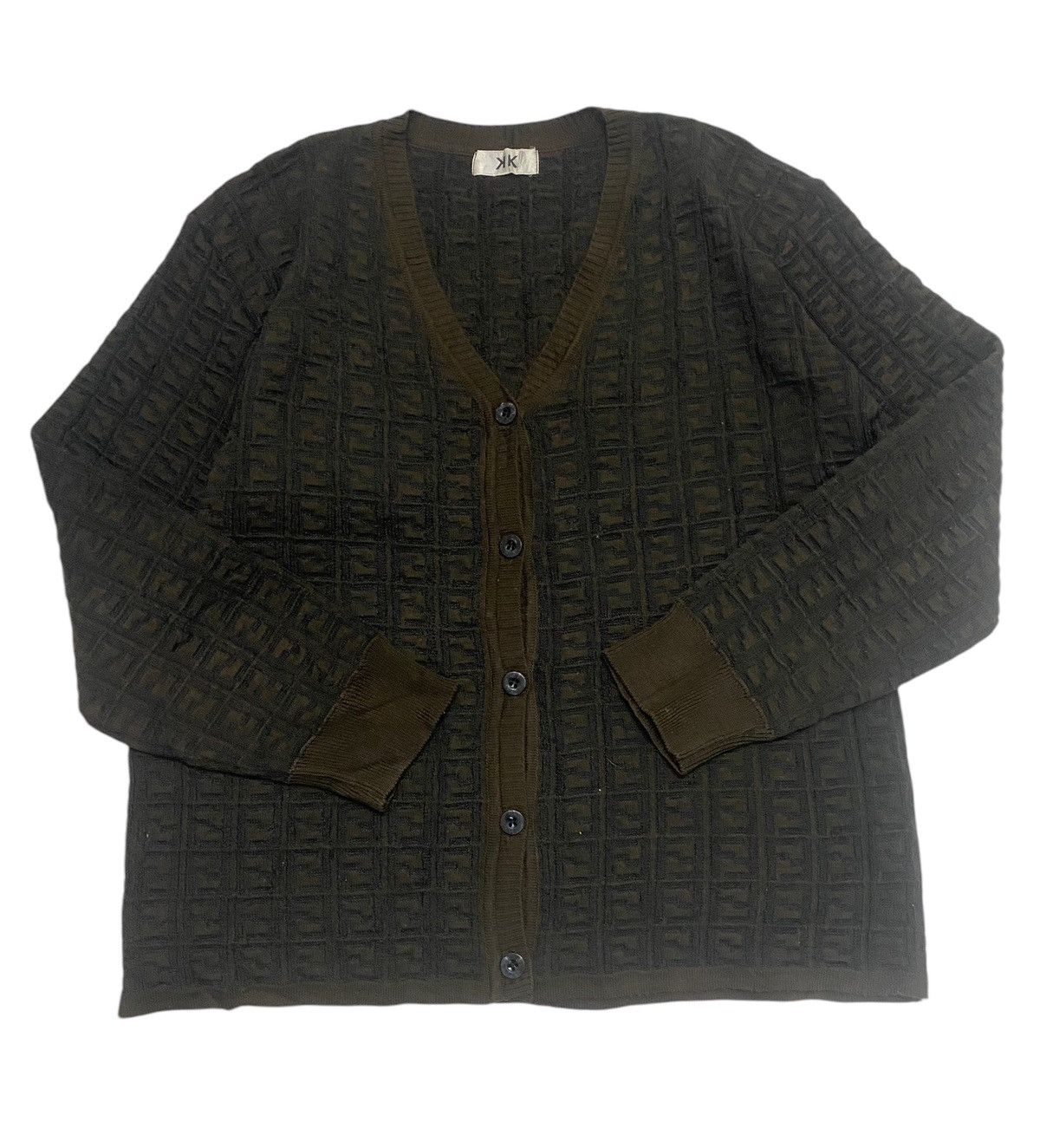 Japanese Brand × Vintage Kitamura Knit Inspired by Fendi Monogram Size US S / EU 44-46 / 1 - 1 Thumbnail