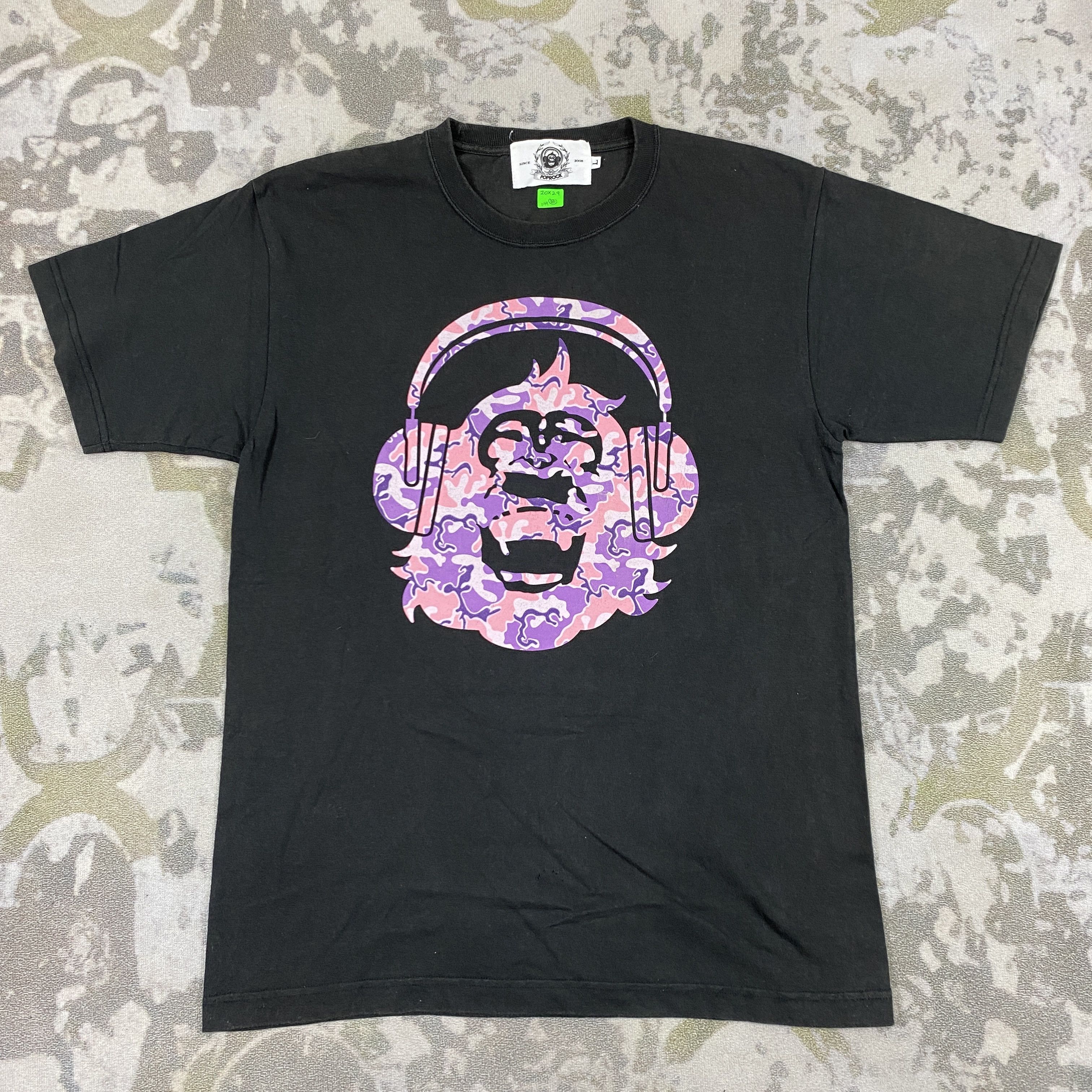 Japanese Brand Vintage Japanesse Brand Poprock Large Tee -B049 Size US L / EU 52-54 / 3 - 1 Thumbnail