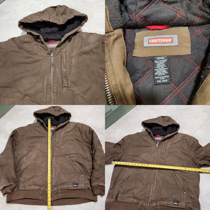 craftsman duck hooded jacket