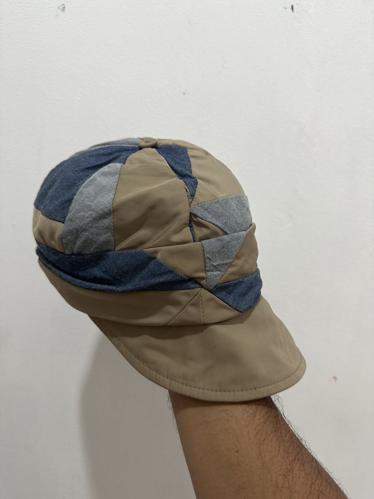 Vintage VTG Artist Hat Newsboy Patchwork By Dessiner Made in Italy Size ONE SIZE - 1 Thumbnail