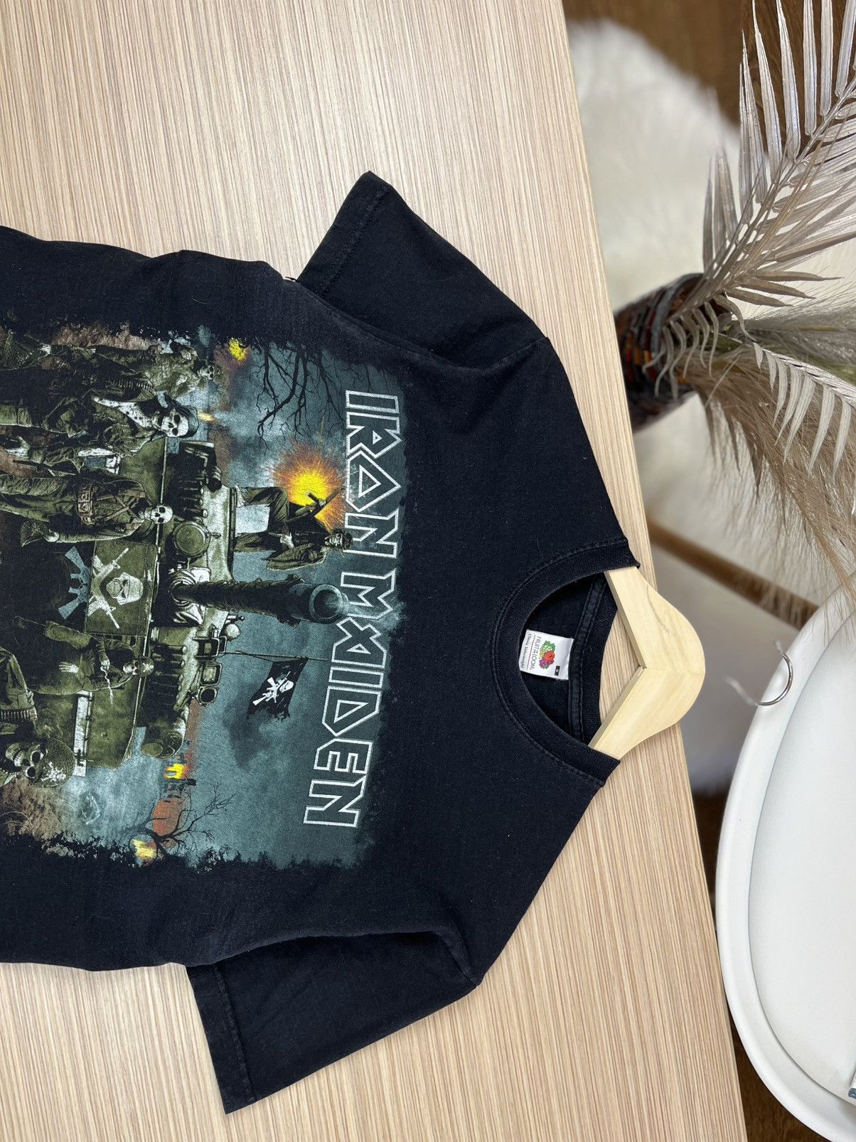 Band Tees Y2K Iron Maiden Grunge Skeleton War Black Large Tee Size US S / EU 44-46 / 1 - 3 Thumbnail