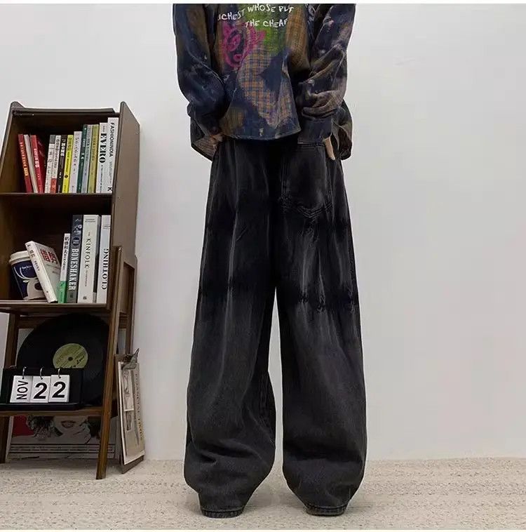 Japanese Brand × Jean Hip hop casual tie dye jeans Size US 34 / EU 50 - 4 Thumbnail