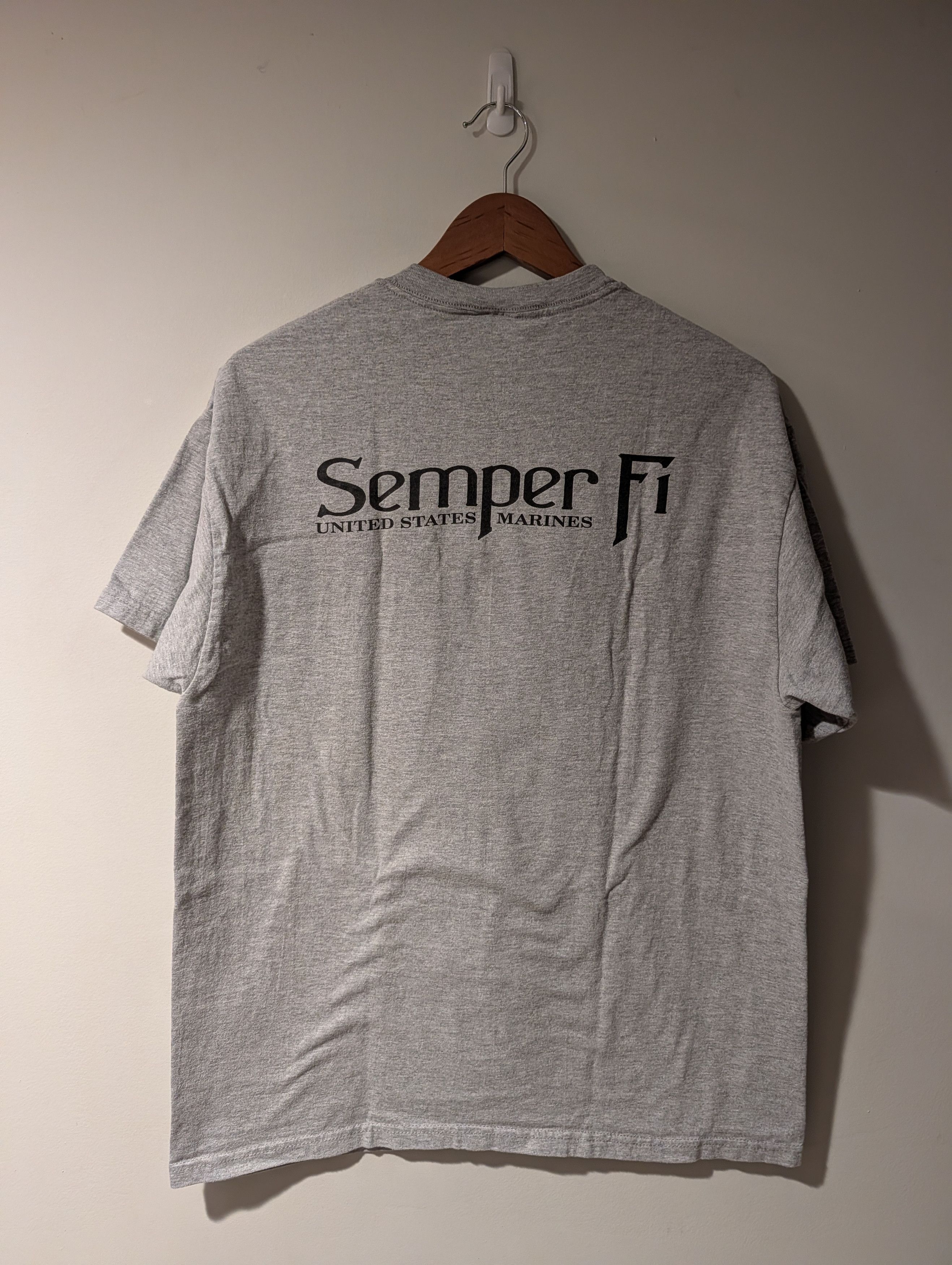 Hanes Vintage Marine T-Shirt Still A Marine Semper Fi Hanes 90s Size US L / EU 52-54 / 3 - 4 Thumbnail