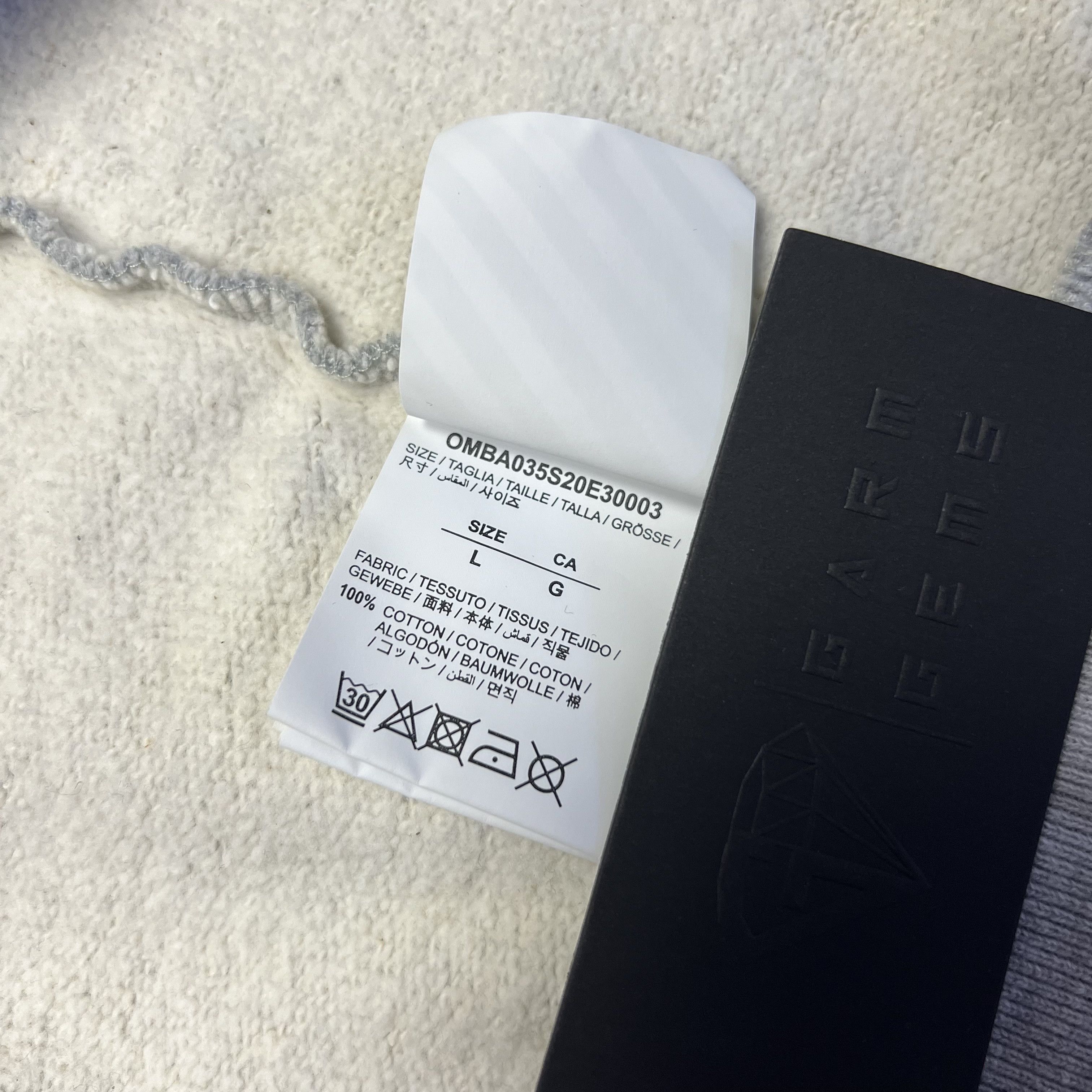 Off-White Off-White Airport Tape Logo Sweatshirt Size US L / EU 52-54 / 3 - 6 Thumbnail