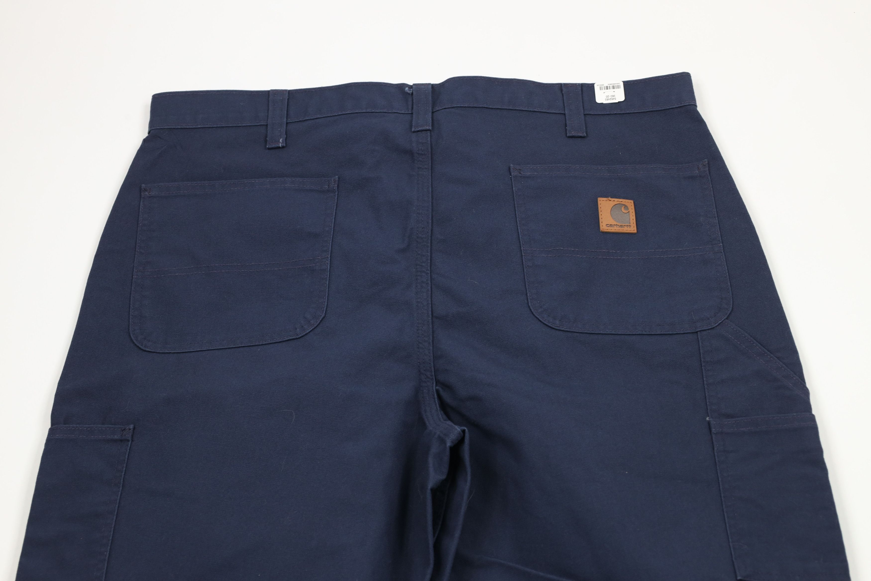Carhartt × Vintage Deadstock Vintage Y2K Carhartt Canvas Dungaree Pants Blue Size US 38 / EU 54 - 9 Thumbnail