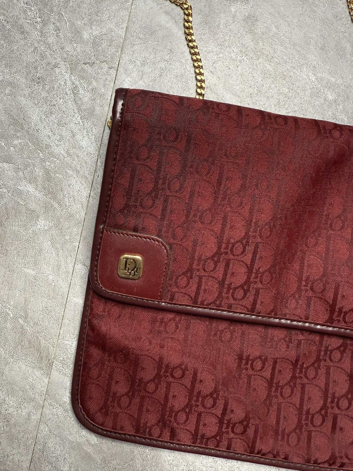 Dior Vintage Dior Monogram Chain Crossbody Bag Size ONE SIZE - 4 Thumbnail